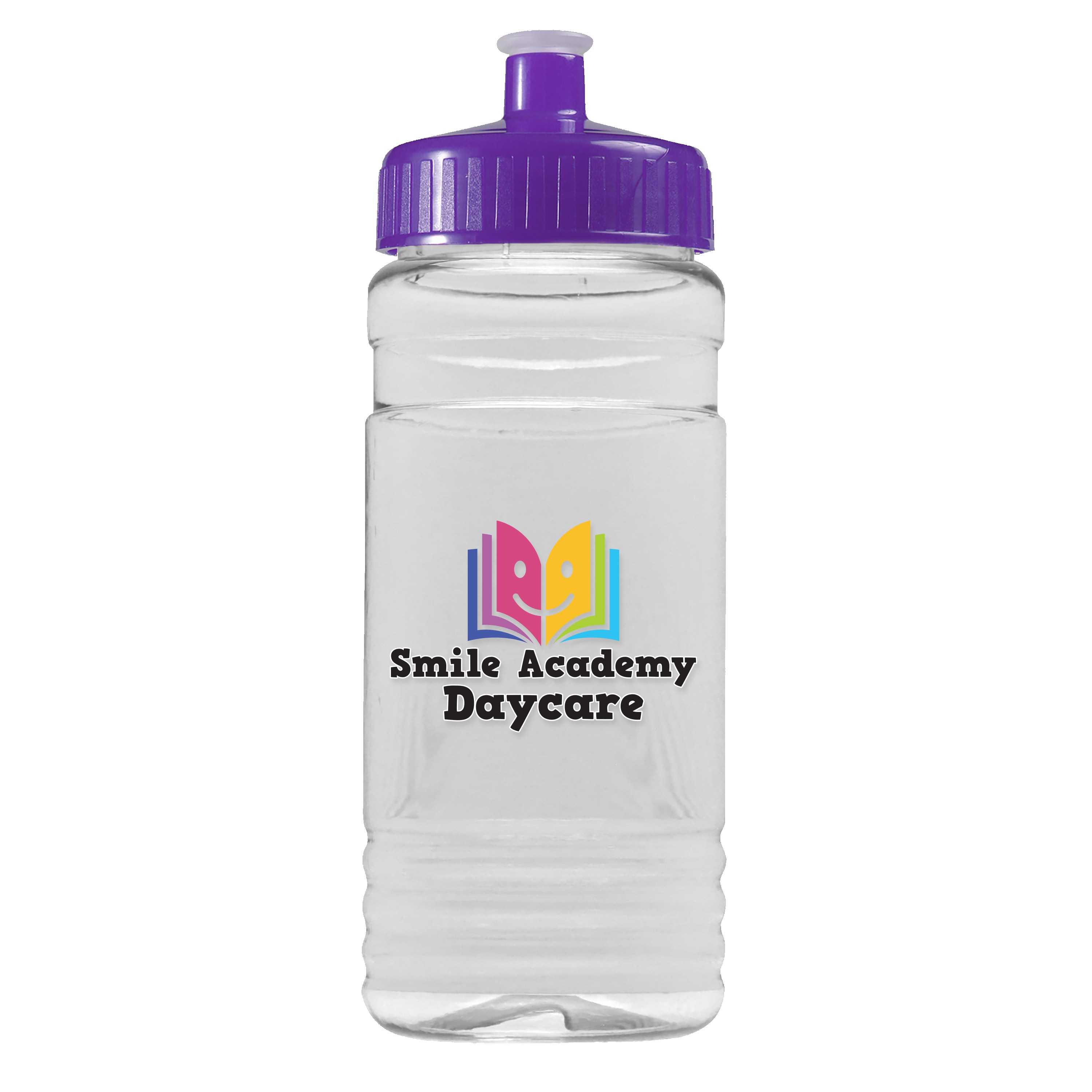 Picture of Garyline® Clear Bottle with Push-Pull Lid - 20 oz.