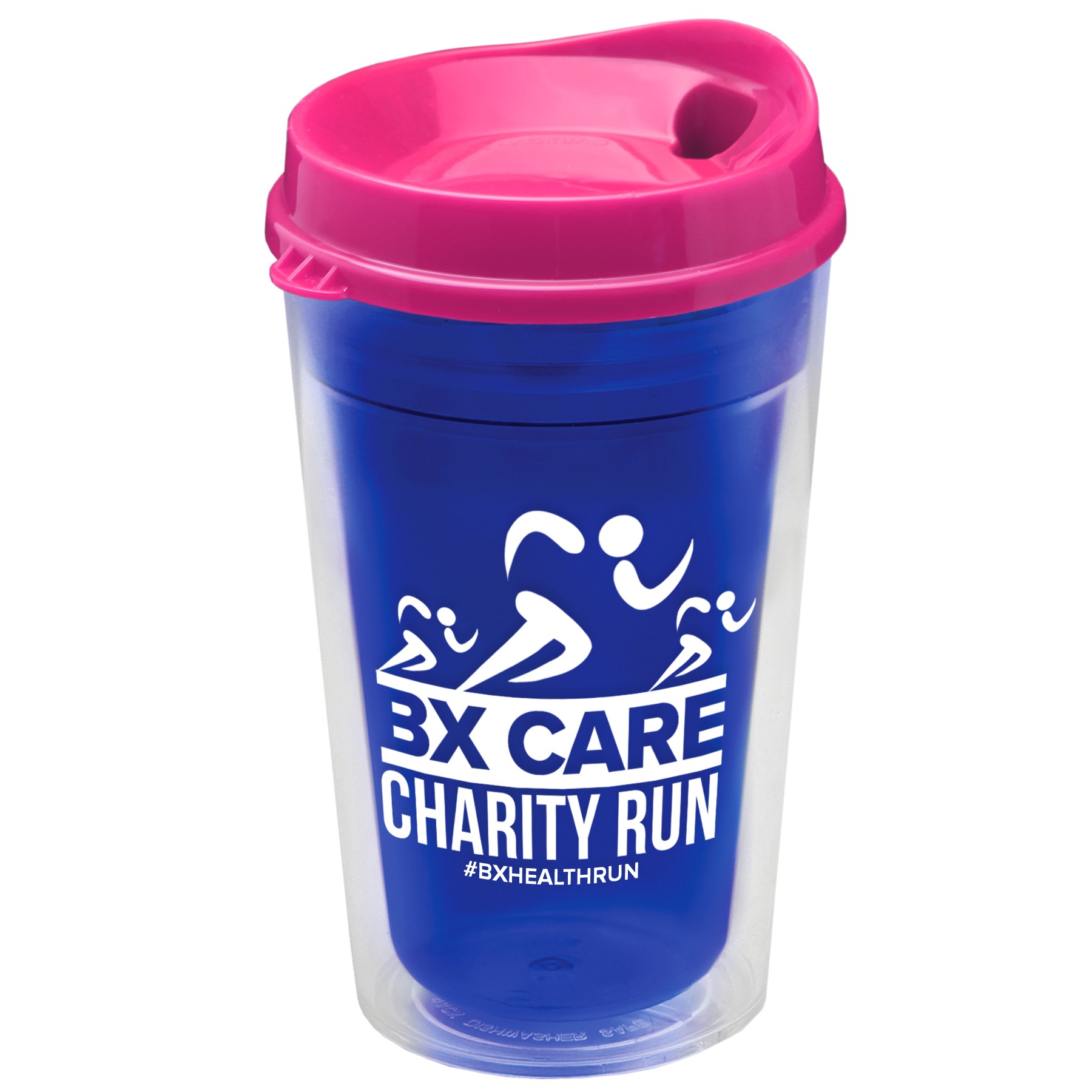 Picture of Garyline® Transparent Tumbler with Sip Lid - 16 oz.