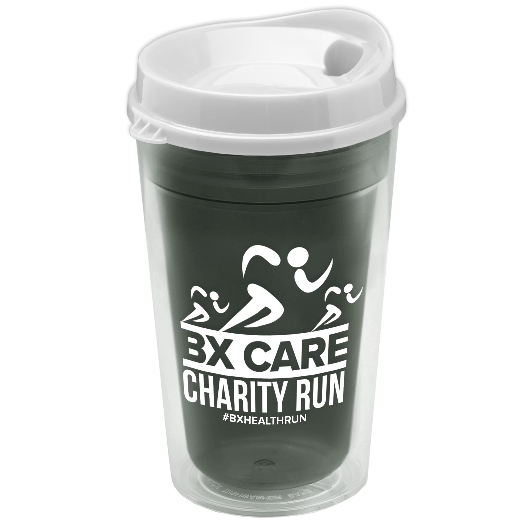 Picture of Garyline® Transparent Tumbler with Sip Lid - 16 oz.