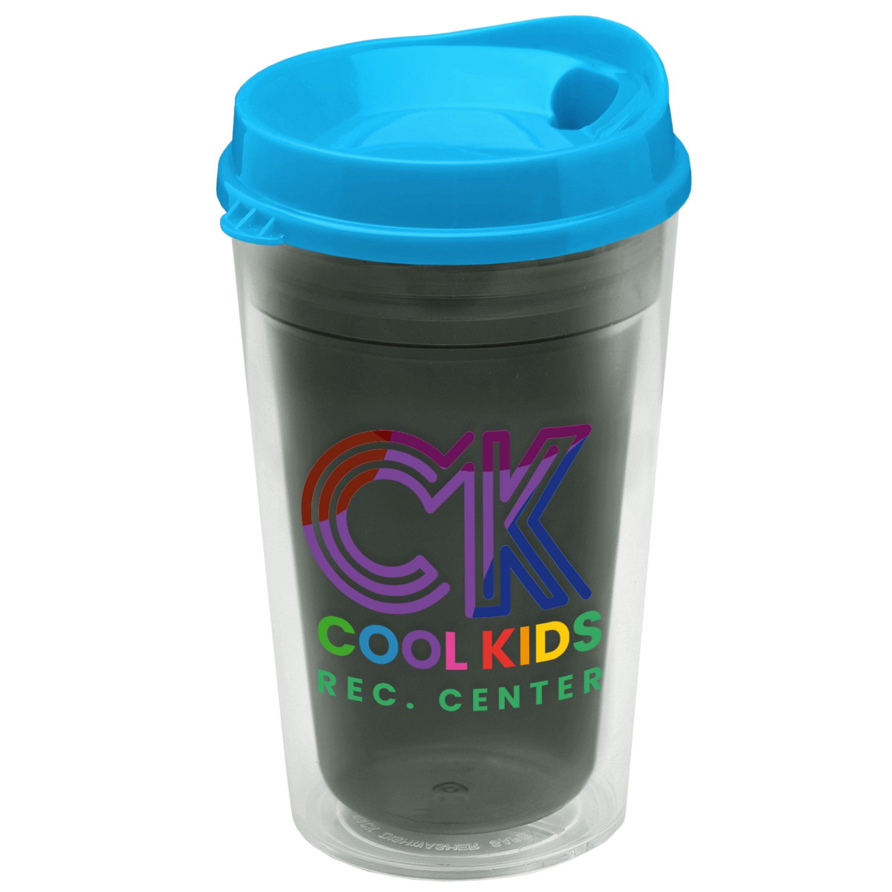 Picture of Garyline® Transparent Tumbler with Sip Lid - 16 oz.