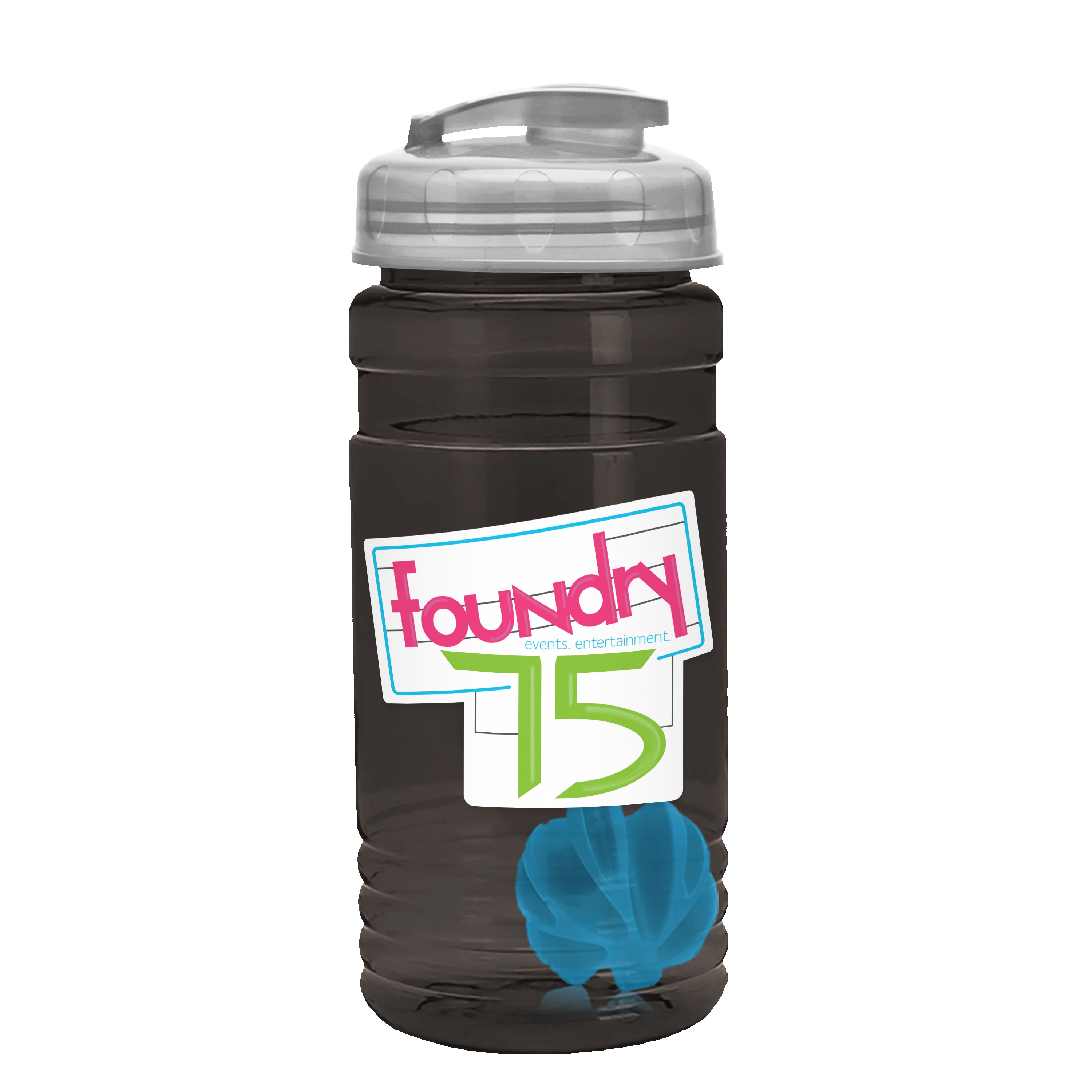 Picture of Garyline® Groove Tritan® Shaker Bottle with Flip-Top Lid and Mixing Ball - 20 oz.