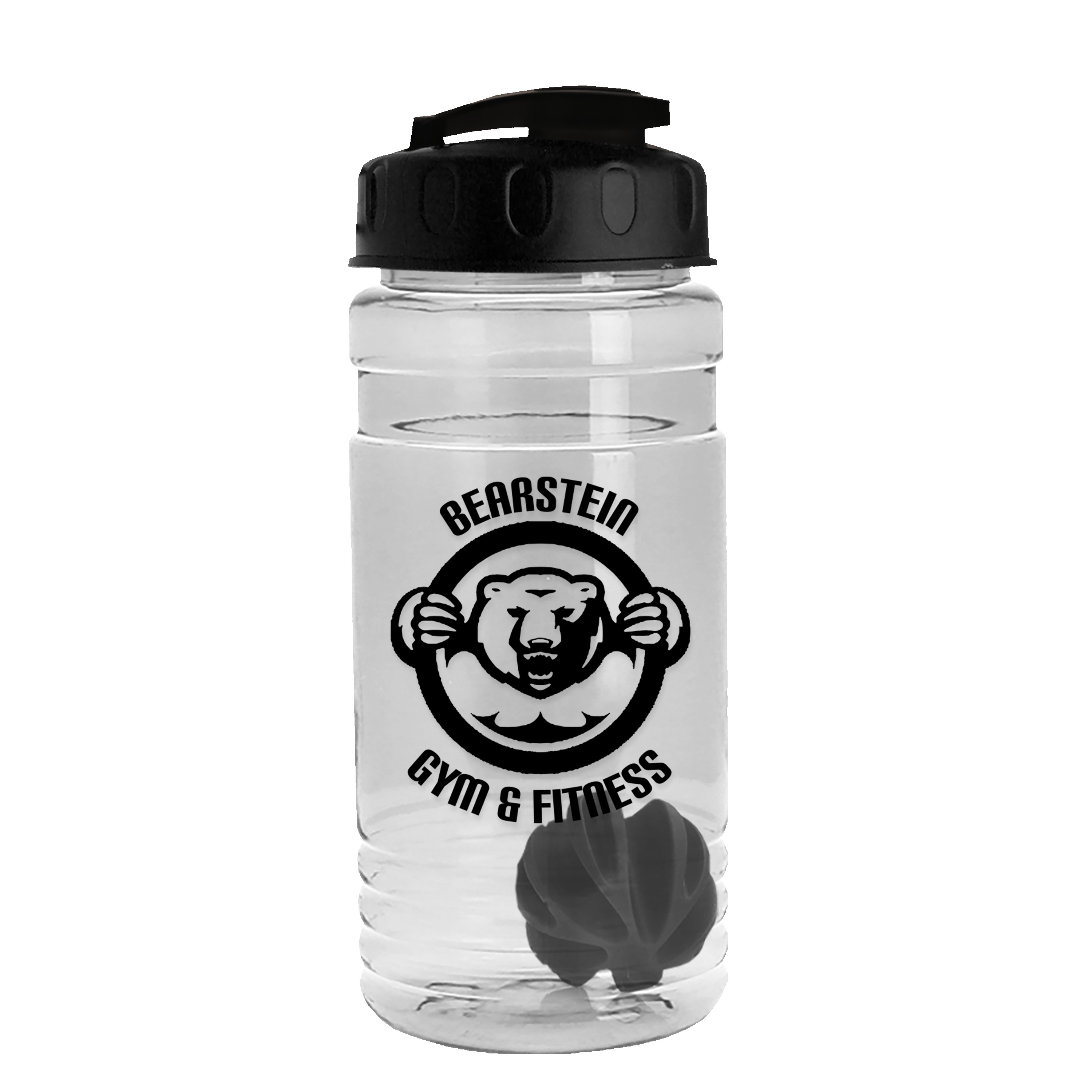 Picture of Garyline® Groove Tritan® Shaker Bottle with Flip-Top Lid and Mixing Ball - 20 oz.