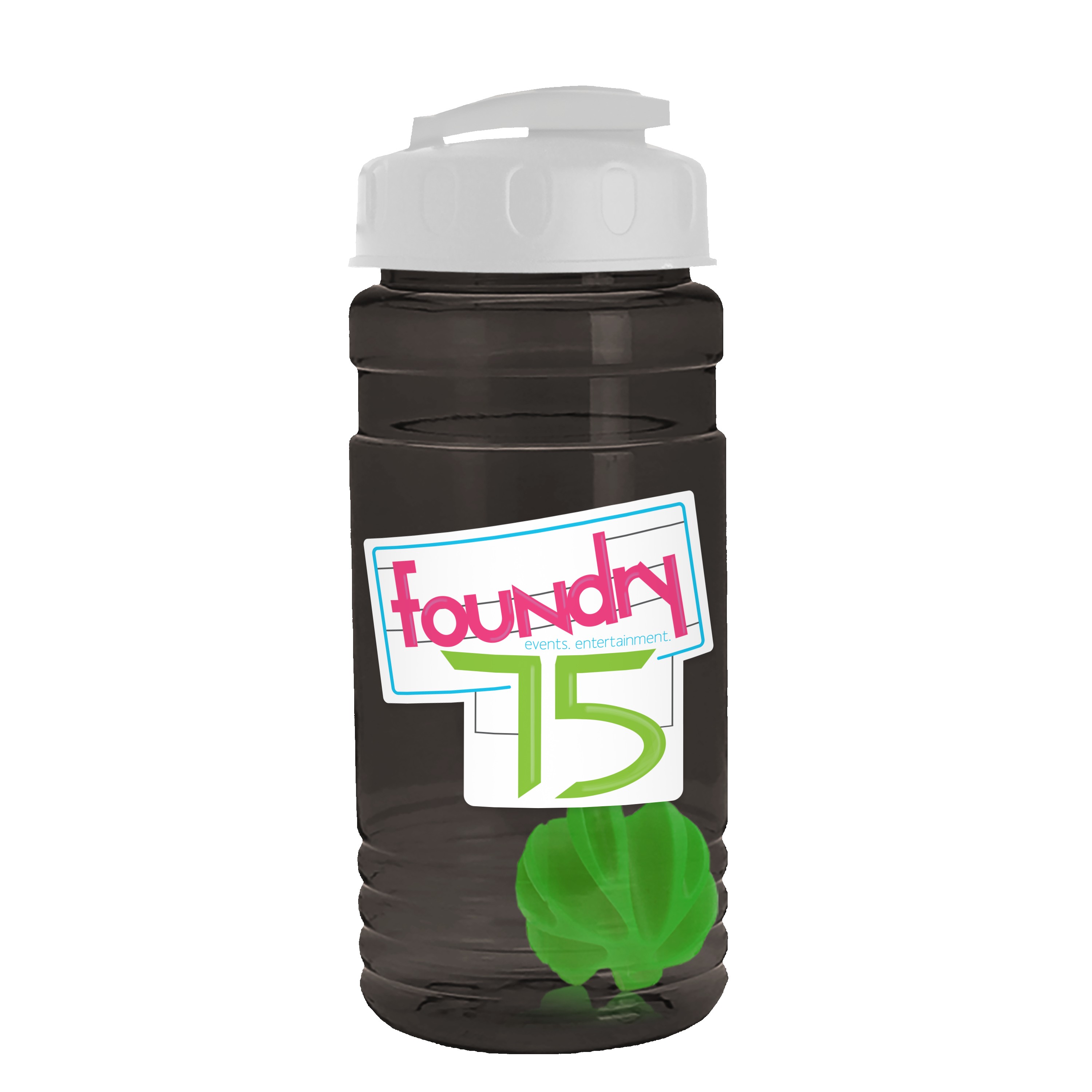 Picture of Garyline® Groove Tritan® Shaker Bottle with Flip-Top Lid and Mixing Ball - 20 oz.