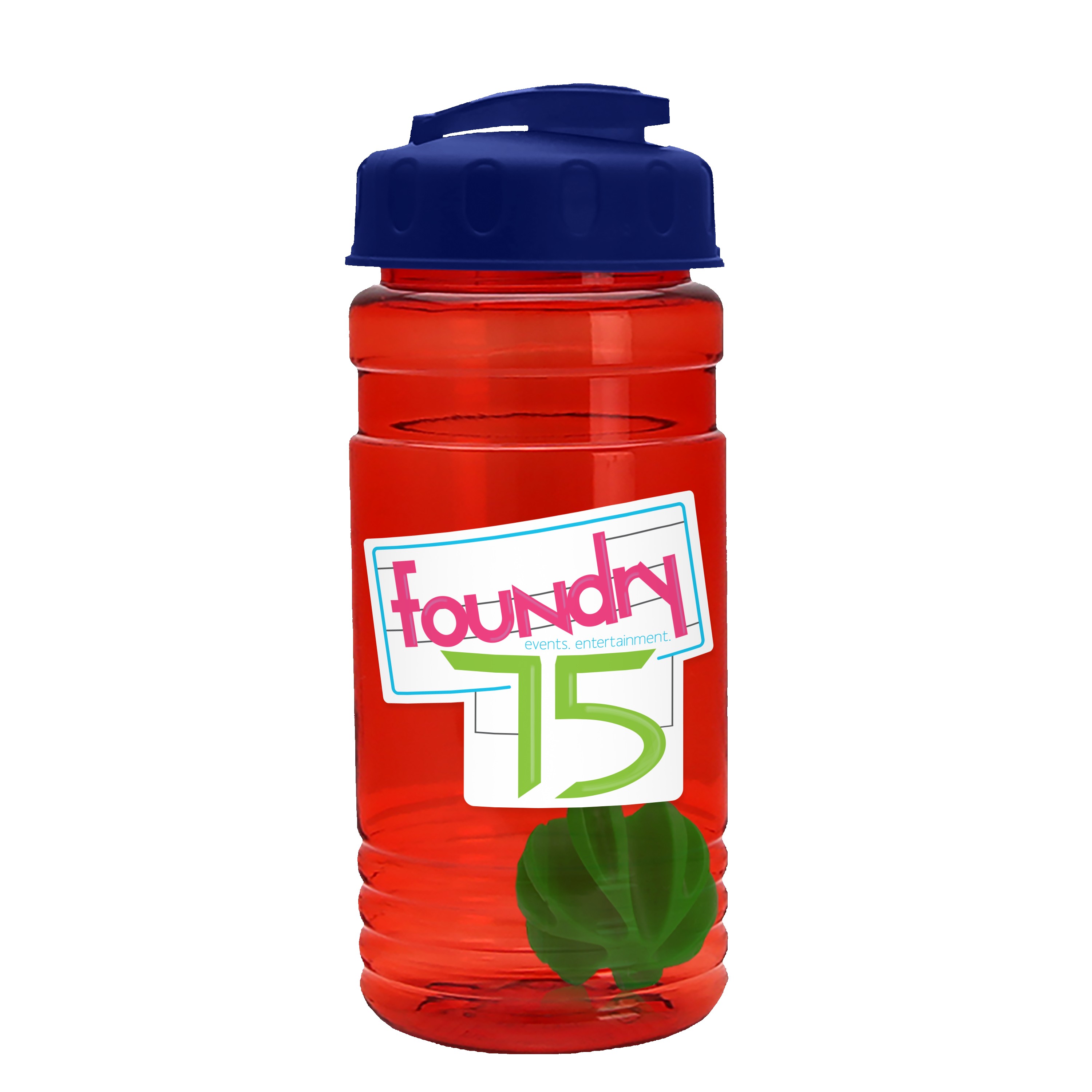 Picture of Garyline® Groove Tritan® Shaker Bottle with Flip-Top Lid and Mixing Ball - 20 oz.