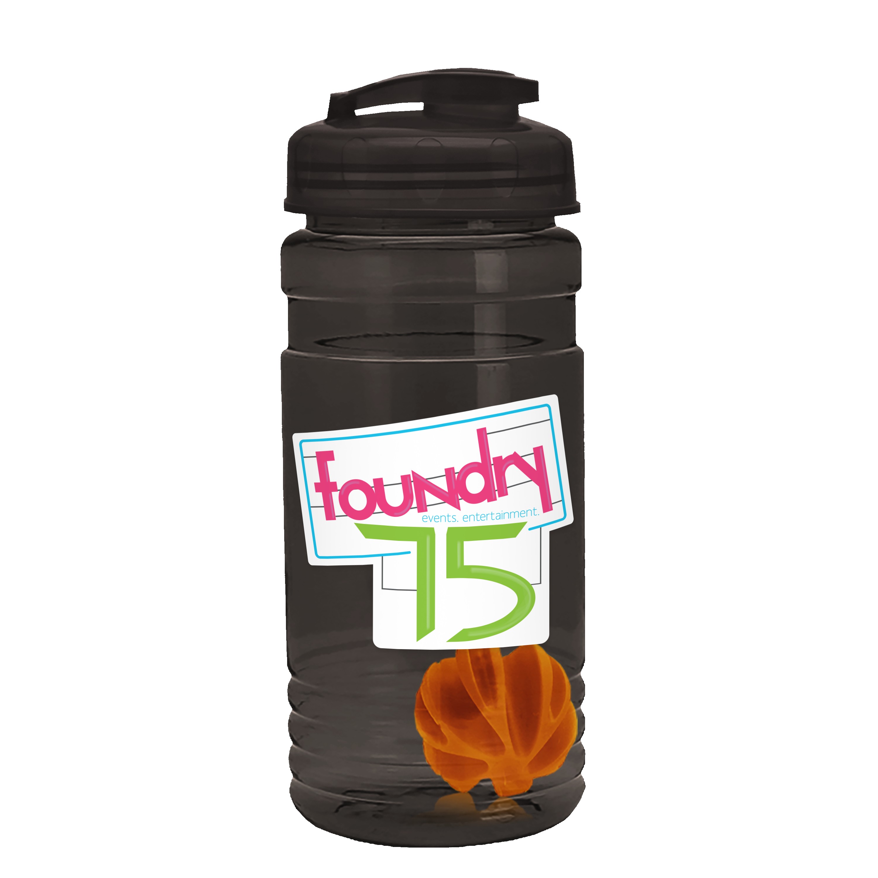Picture of Garyline® Groove Tritan® Shaker Bottle with Flip-Top Lid and Mixing Ball - 20 oz.