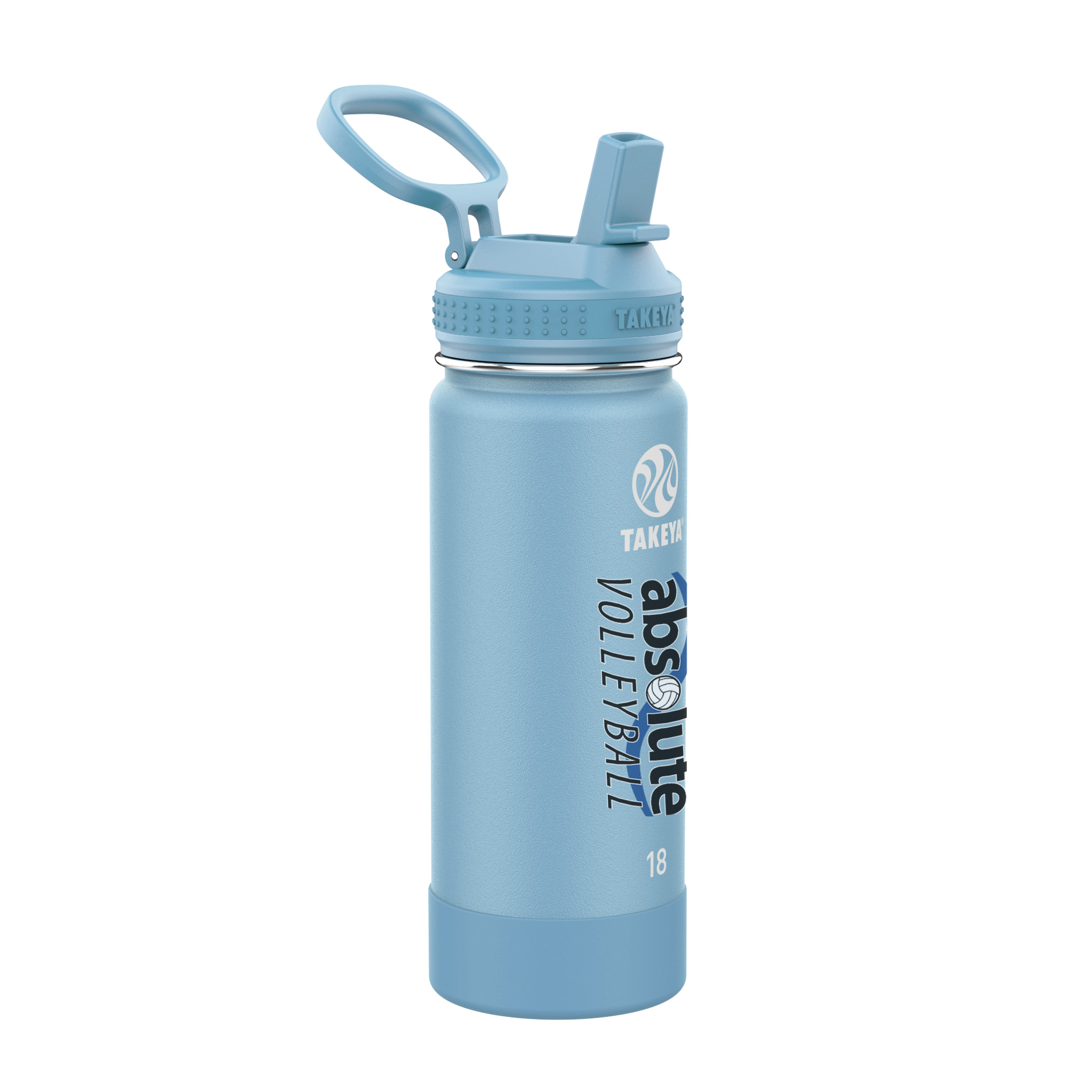 Picture of Takeya® 18 oz. Water Bottle with Actives Straw Lid™, Full Color Digital