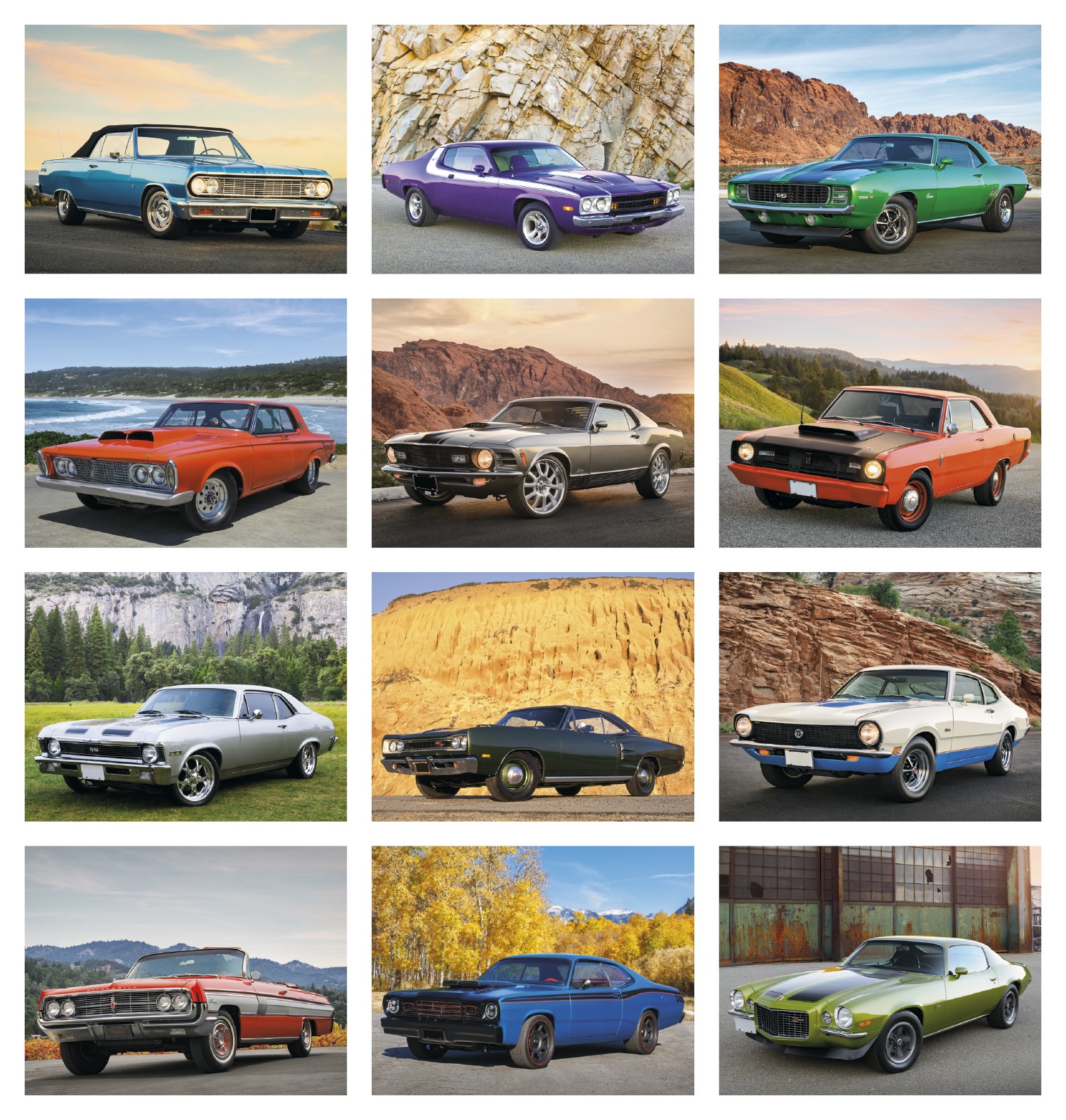 Picture of Good Value™ Muscle Thunder - Spiral Calendar