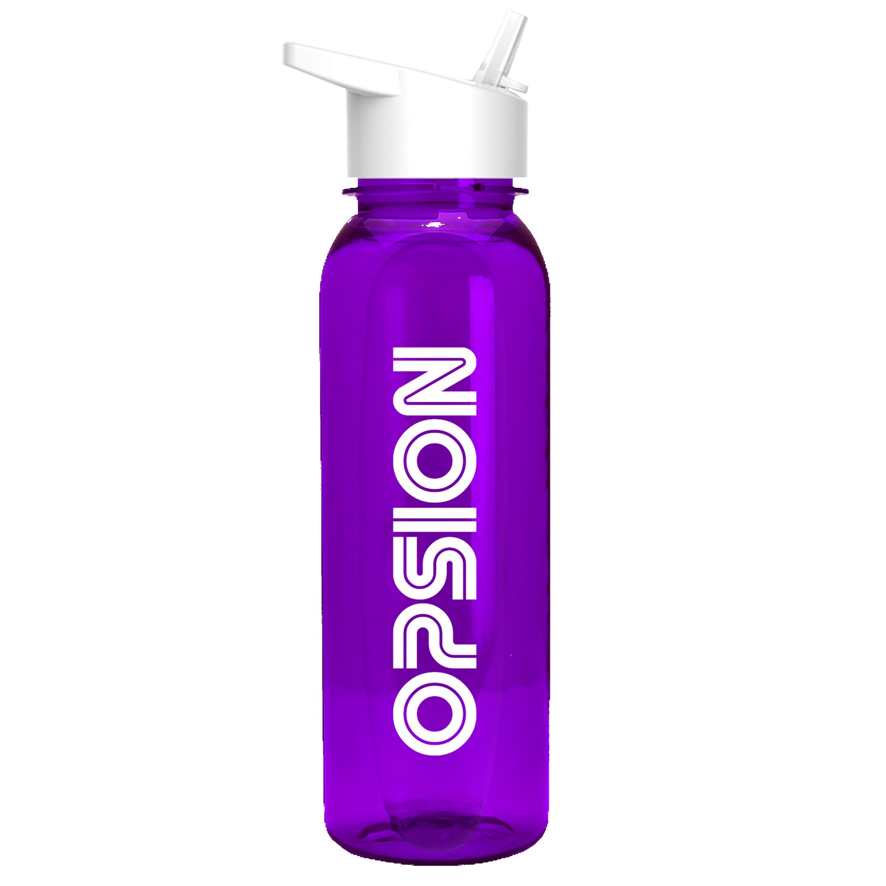 Picture of Garyline® Boss Embossed Tritan® Bottle with Flip-Straw Lid - 24 oz.