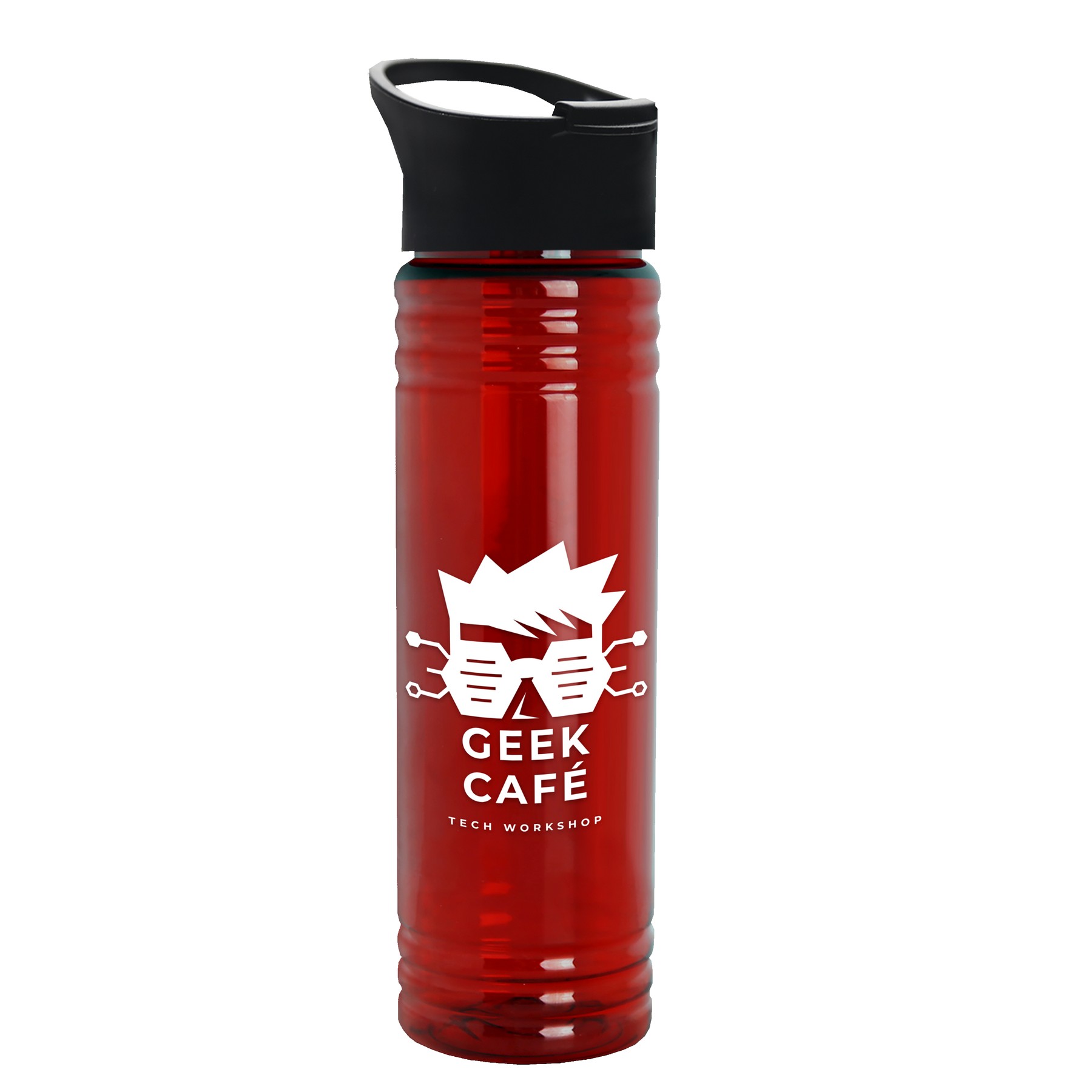 Picture of Garyline® Slim Fit RPET Bottle with Pop-Up Lid - 24 oz.