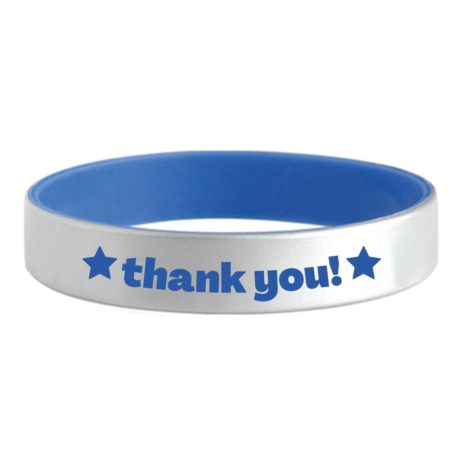 Picture of Silver Silicone Bracelets