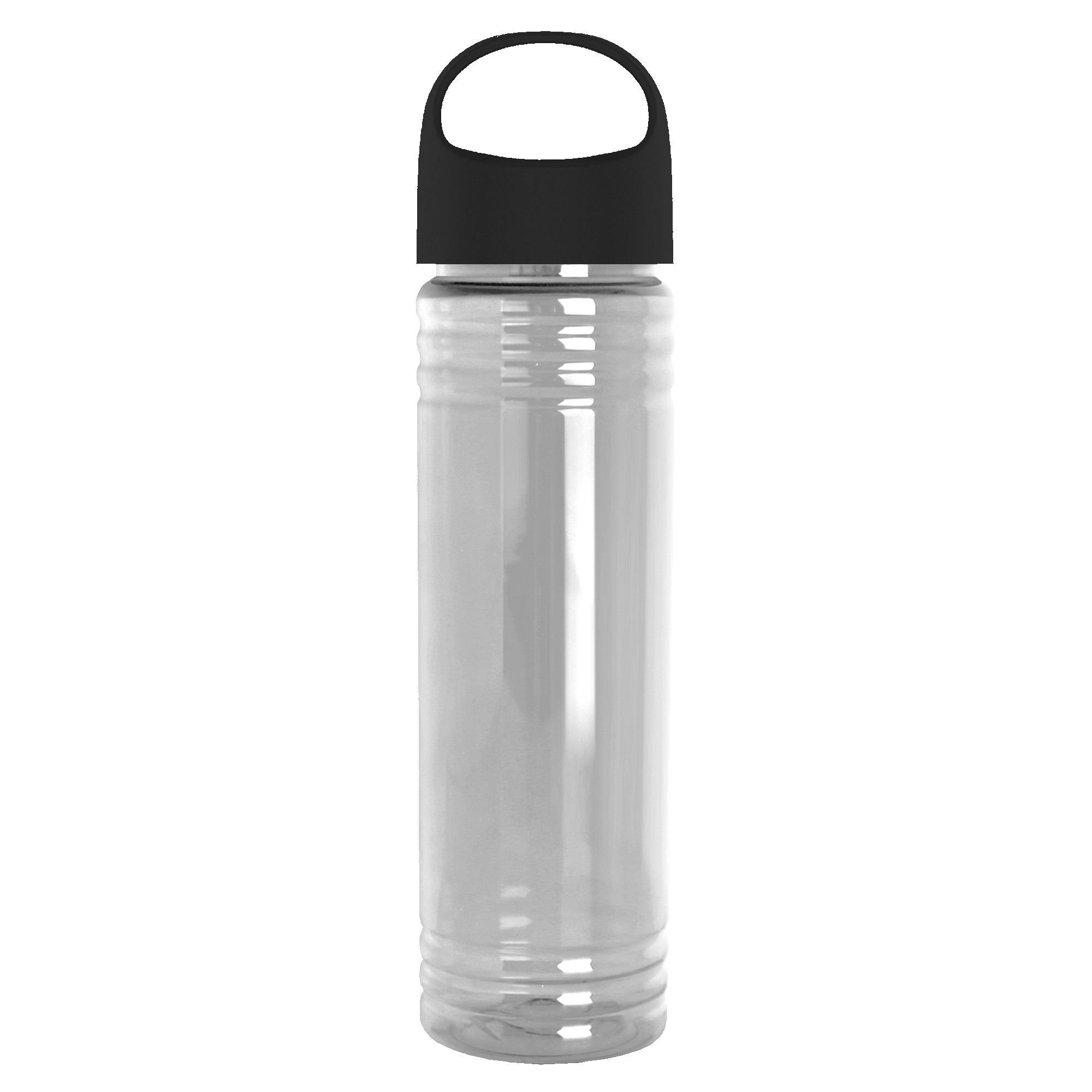 Picture of 24 Oz. Slim Fit Transparent Bottle w/Oval Crest Lid