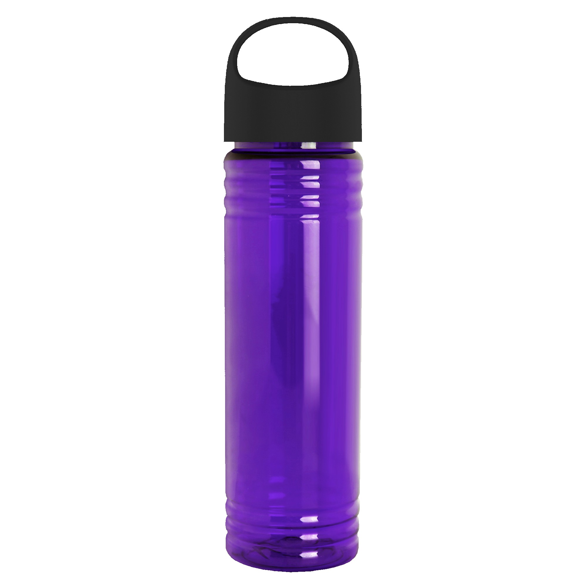 Picture of 24 Oz. Slim Fit Transparent Bottle w/Oval Crest Lid