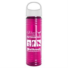 Picture of 24 Oz. Slim Fit Transparent Bottle w/Oval Crest Lid