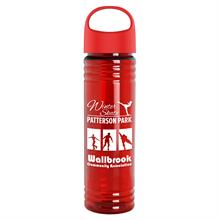 Picture of 24 Oz. Slim Fit Transparent Bottle w/Oval Crest Lid