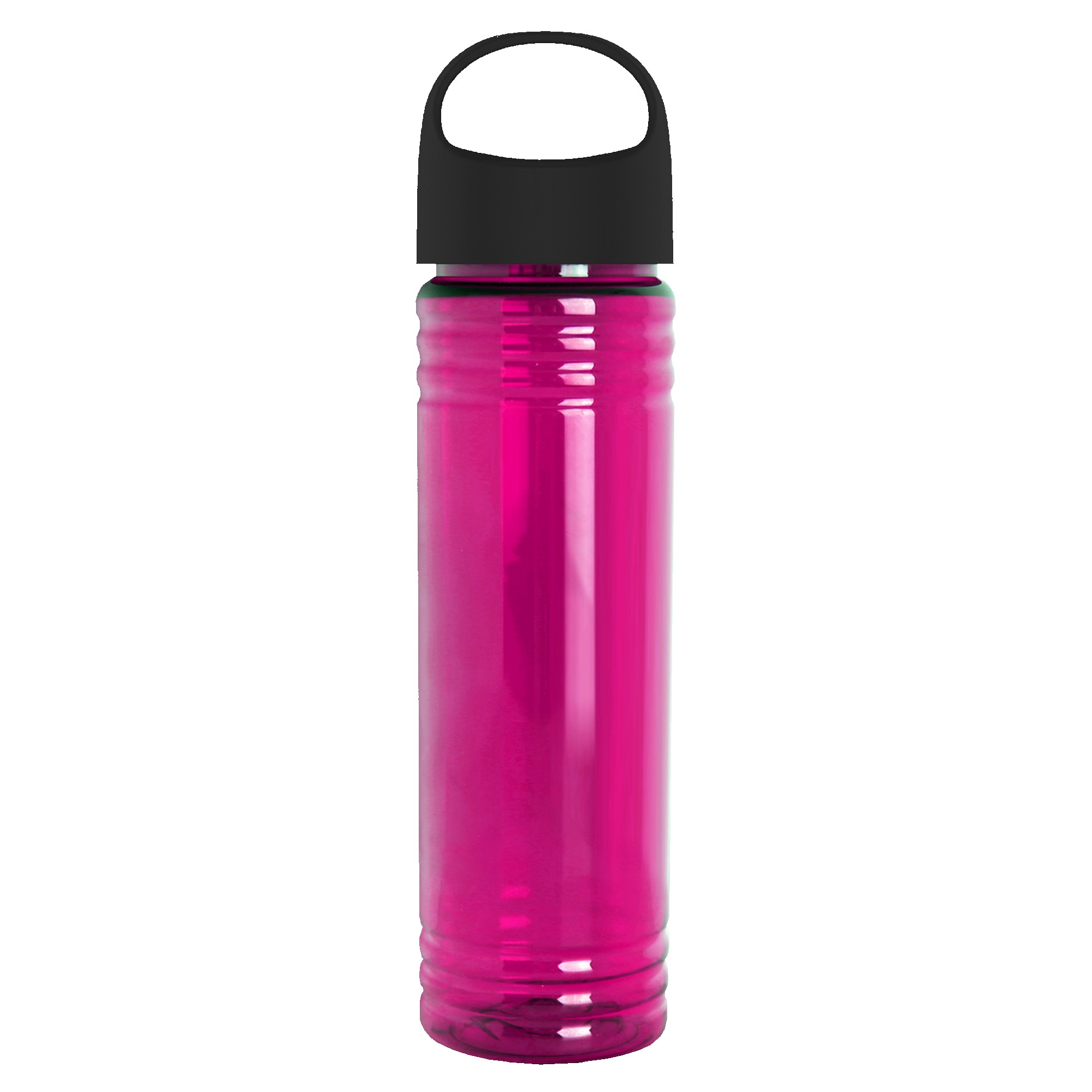 Picture of 24 Oz. Slim Fit Transparent Bottle w/Oval Crest Lid