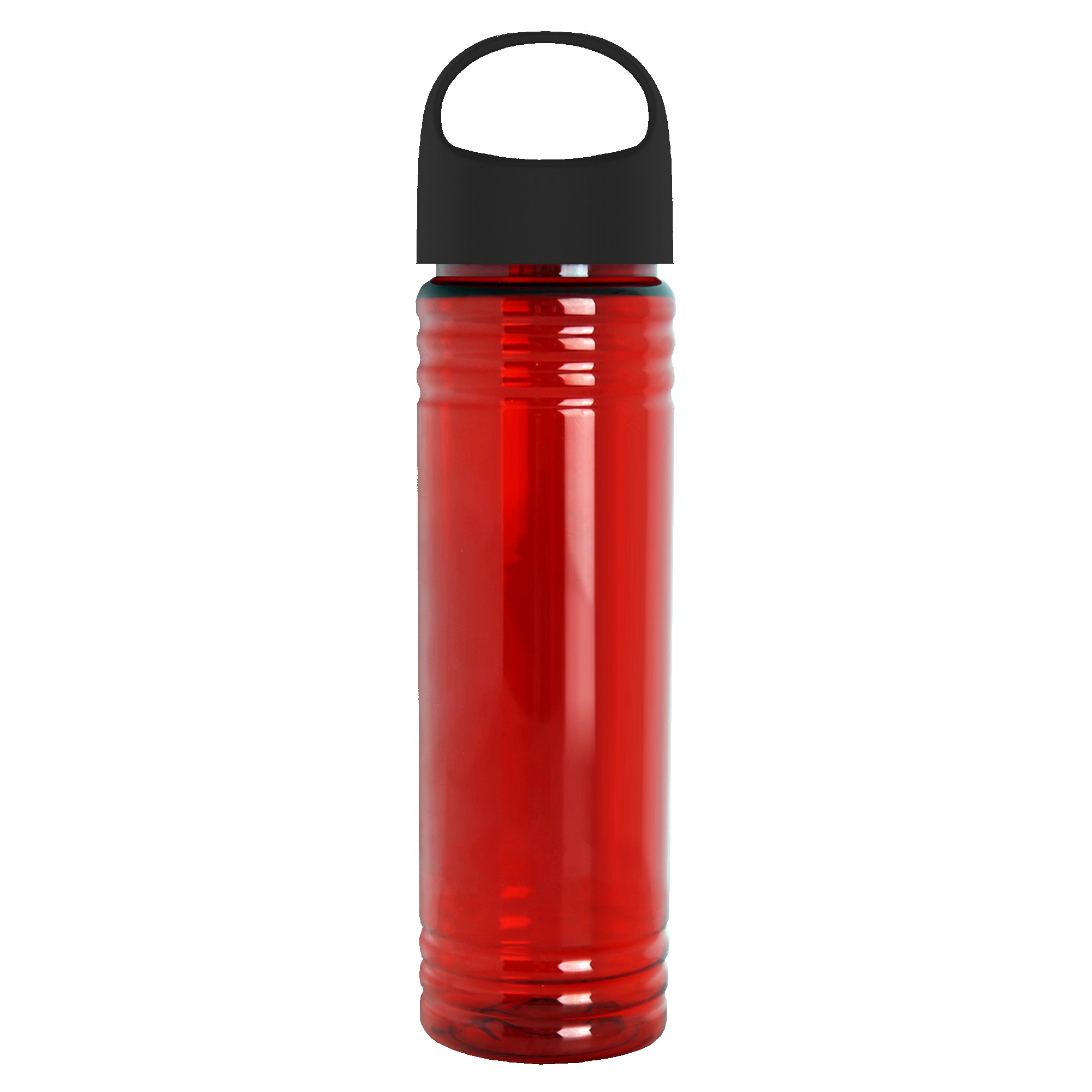 Picture of 24 Oz. Slim Fit Transparent Bottle w/Oval Crest Lid