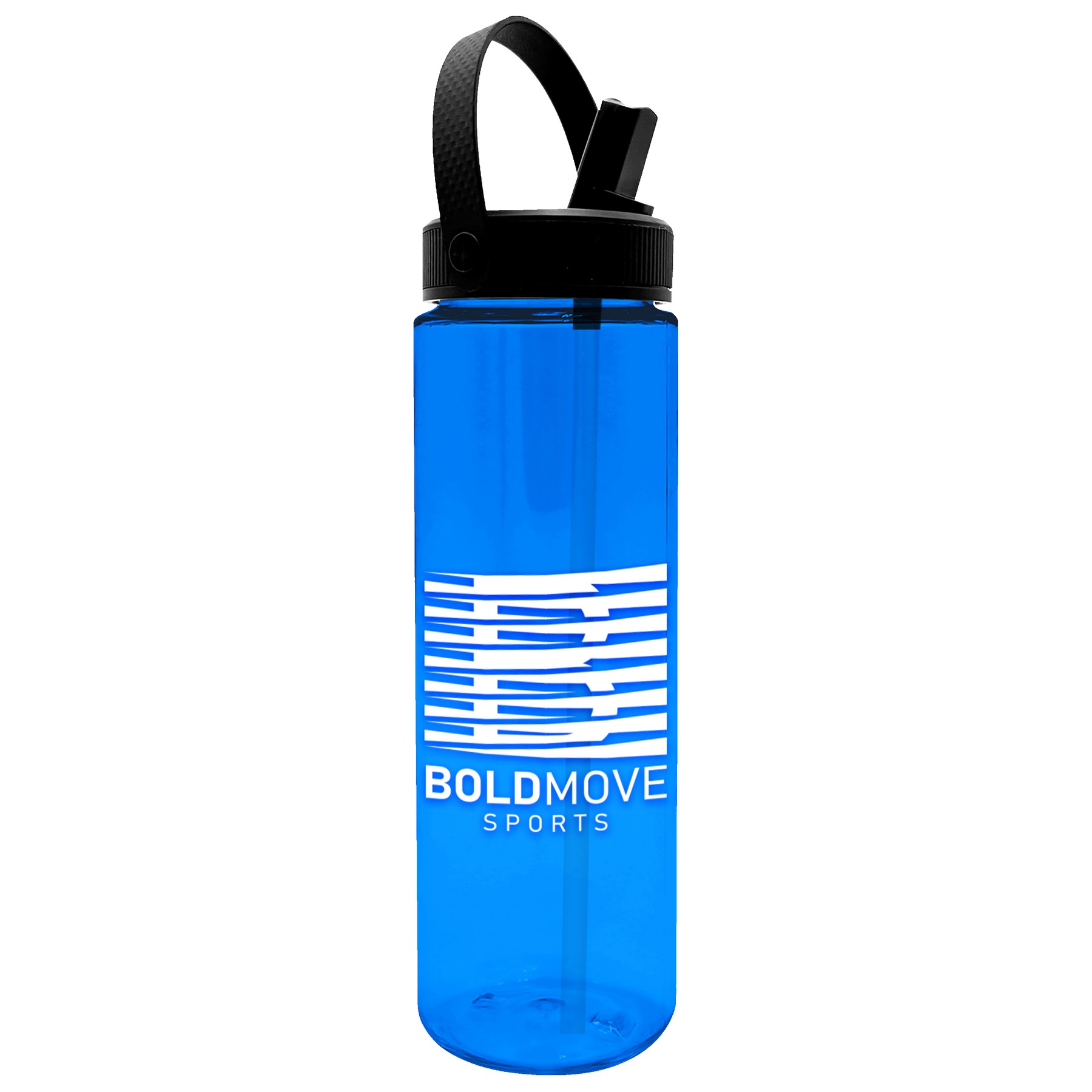 Picture of Garyline® Freedom Tritan® Bottle with Flip-Straw, Swivel-Handle Lid - 28 oz.