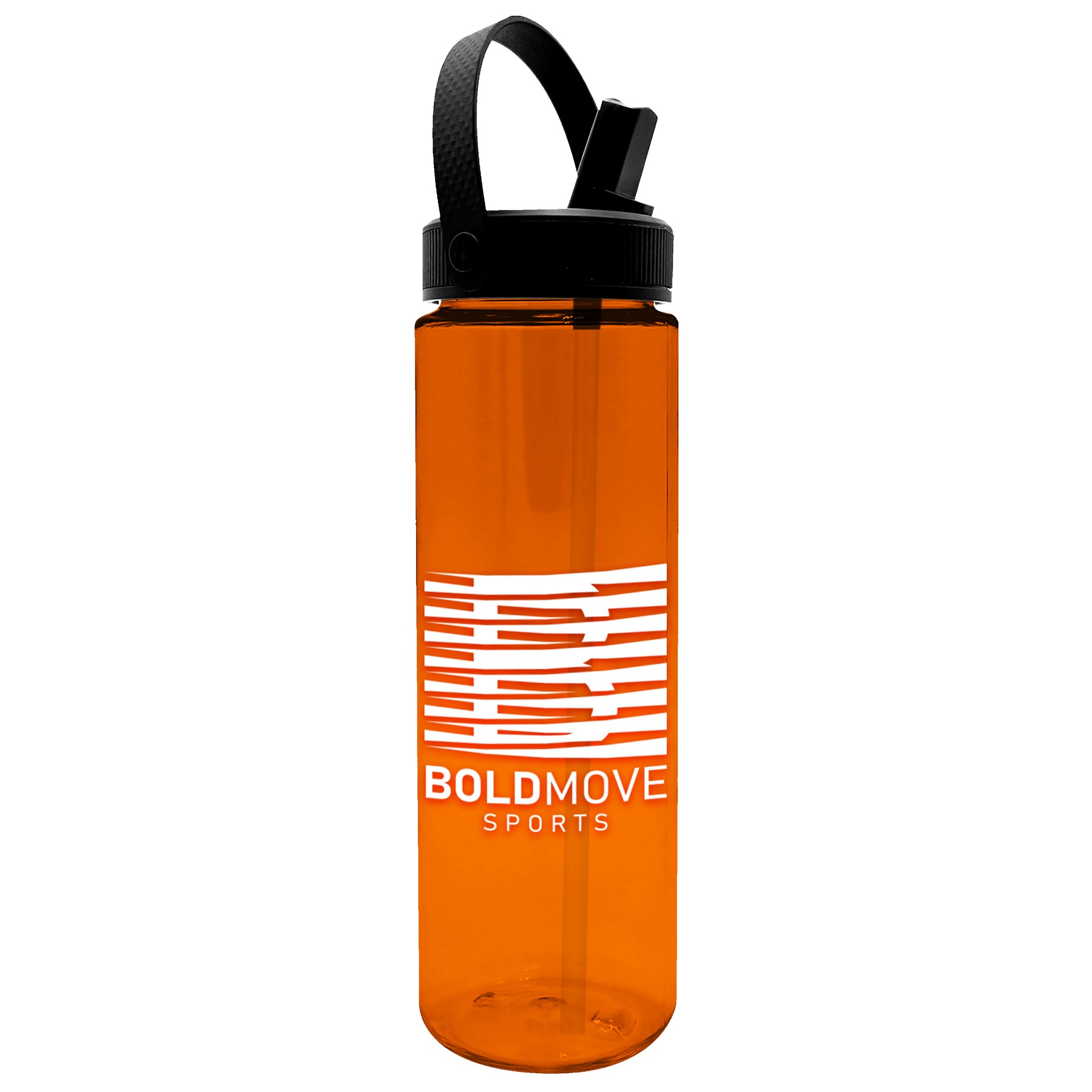 Picture of Garyline® Freedom Tritan® Bottle with Flip-Straw, Swivel-Handle Lid - 28 oz.