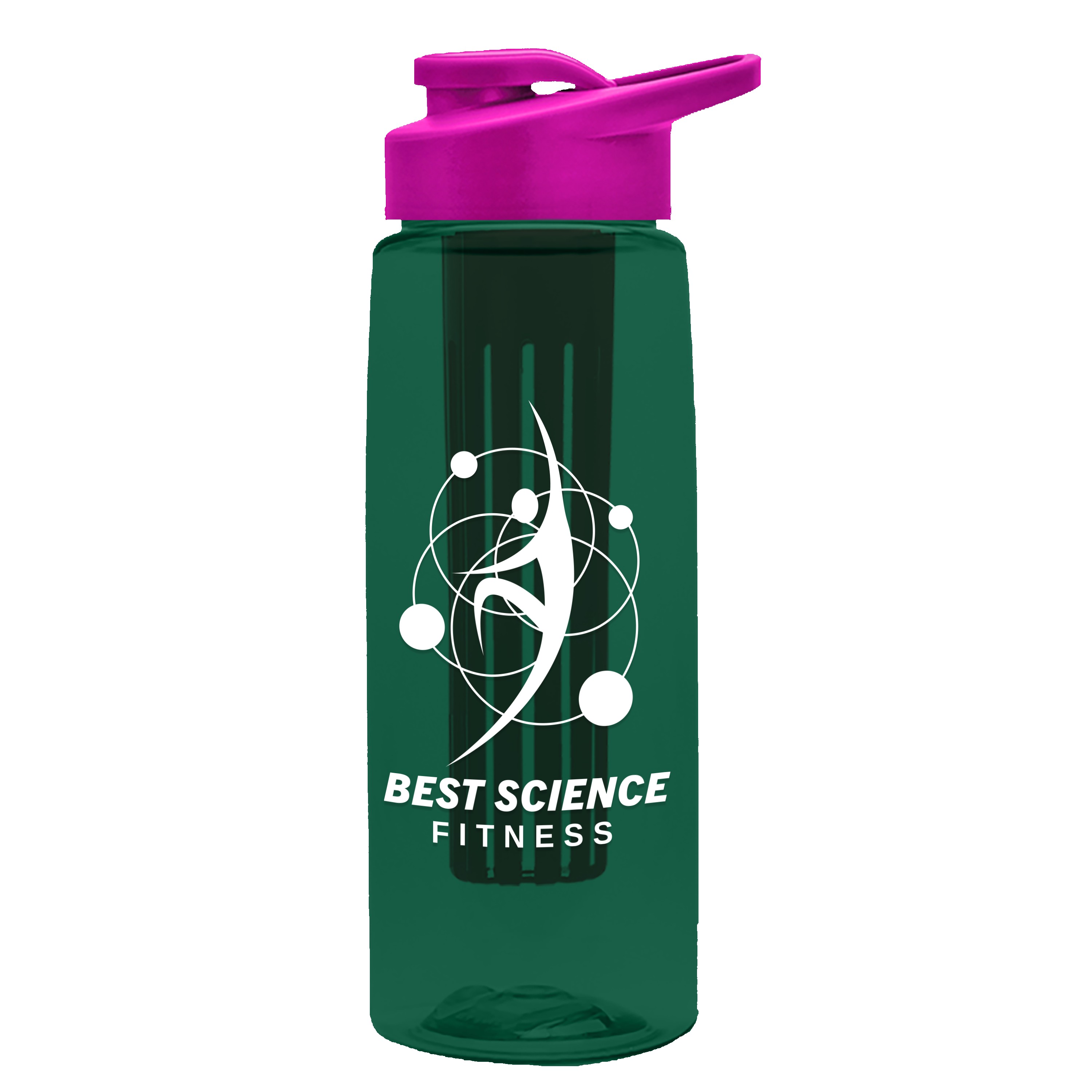 Picture of Garyline® Flair Tritan® Bottle with Drink-Thru Lid and Infuser - 26 oz.