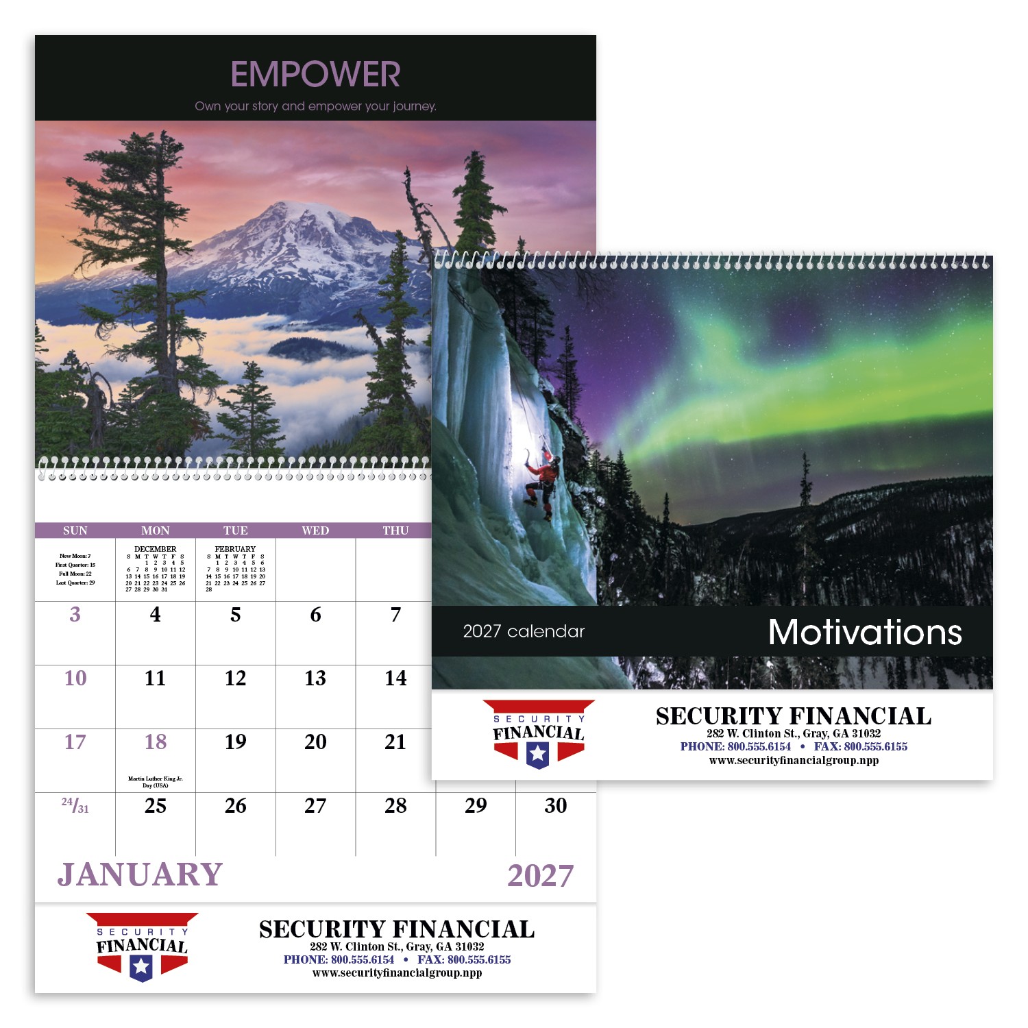 Picture of Good Value™ Motivations - Spiral Calendar