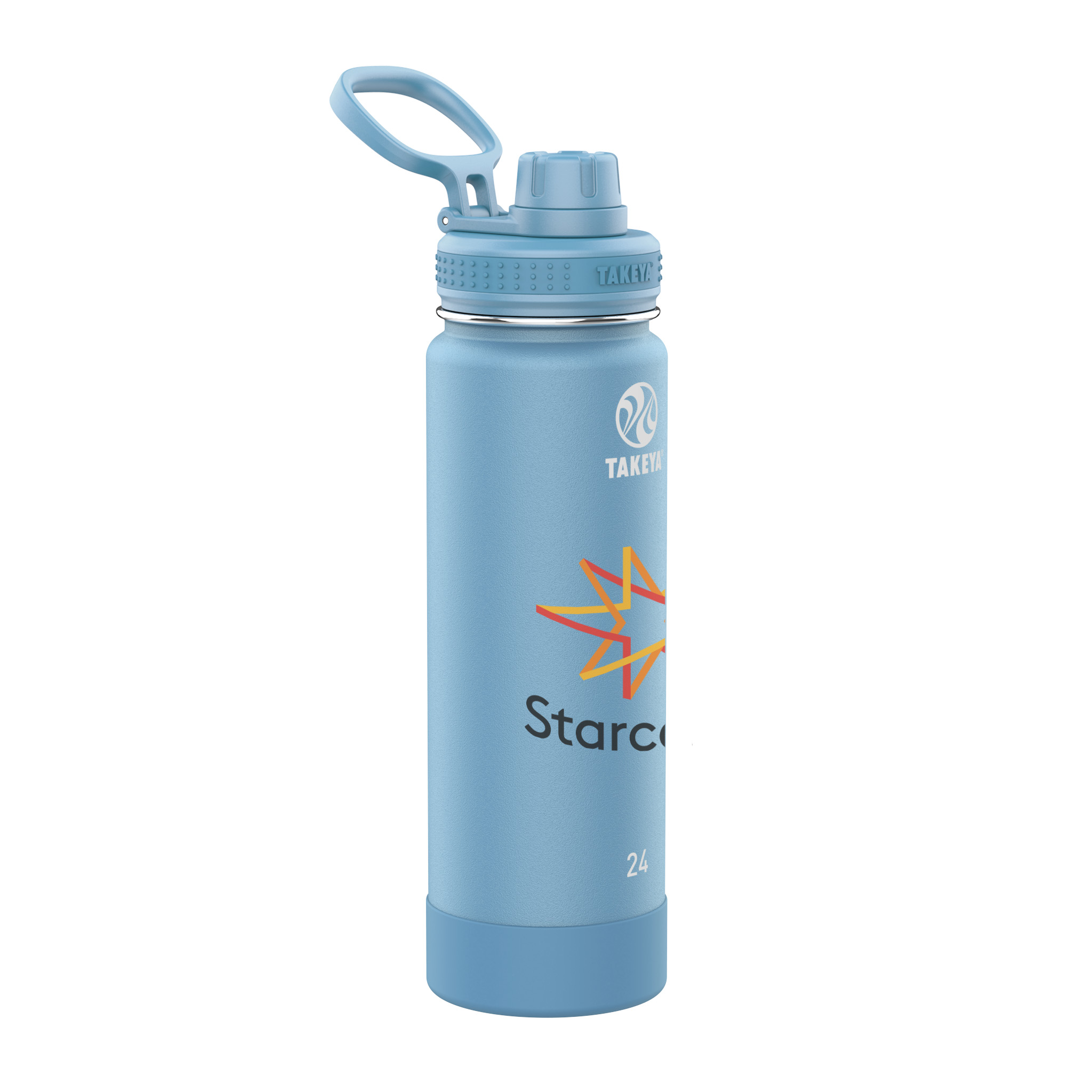 Picture of Takeya® 24 oz. Water Bottle with Actives Insulated Spout Lid™, Full Color Digital