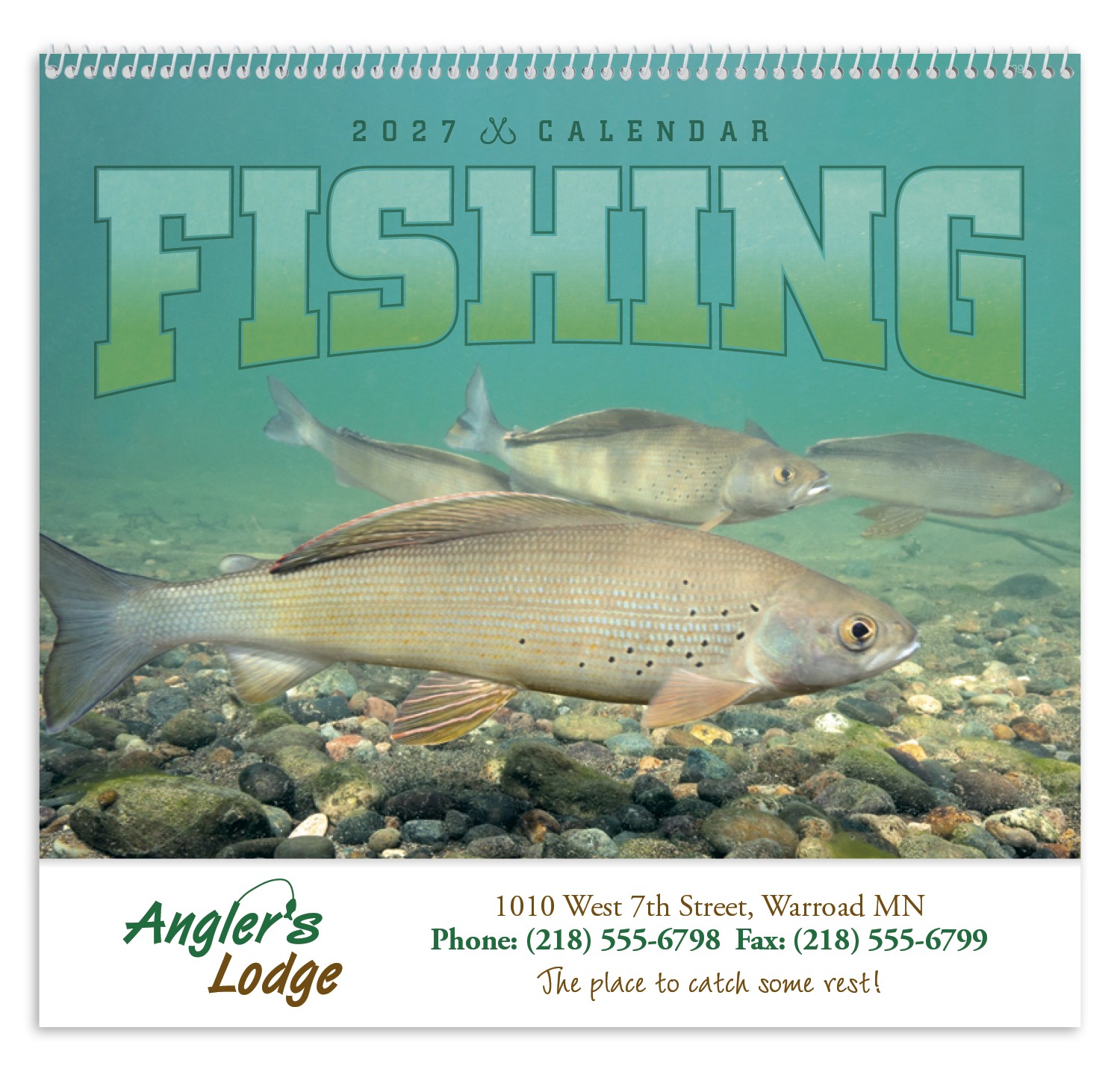 Picture of Good Value™ Fishing - Spiral Calendar