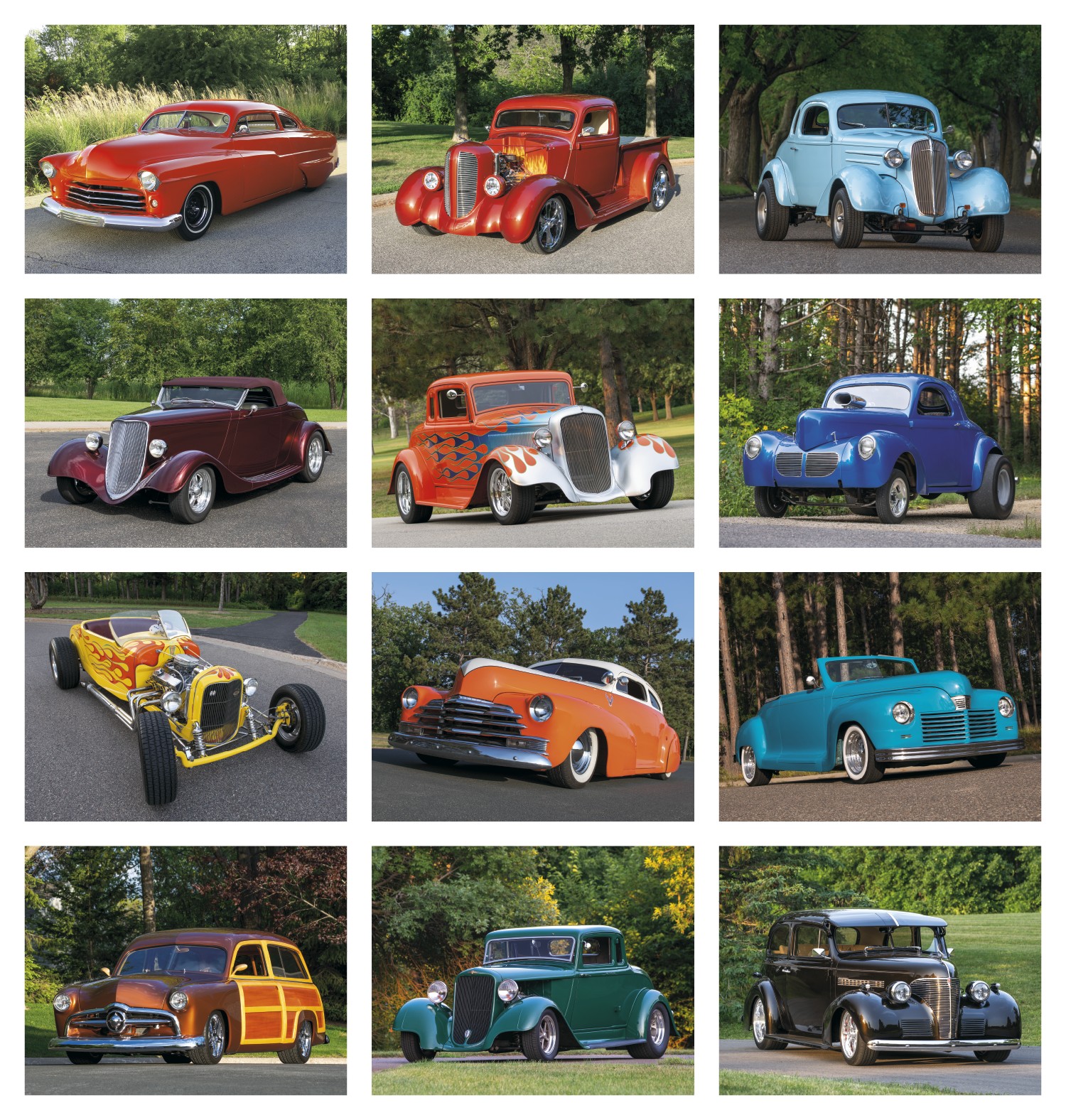 Picture of Good Value™ Street Rods - Stapled Calendar
