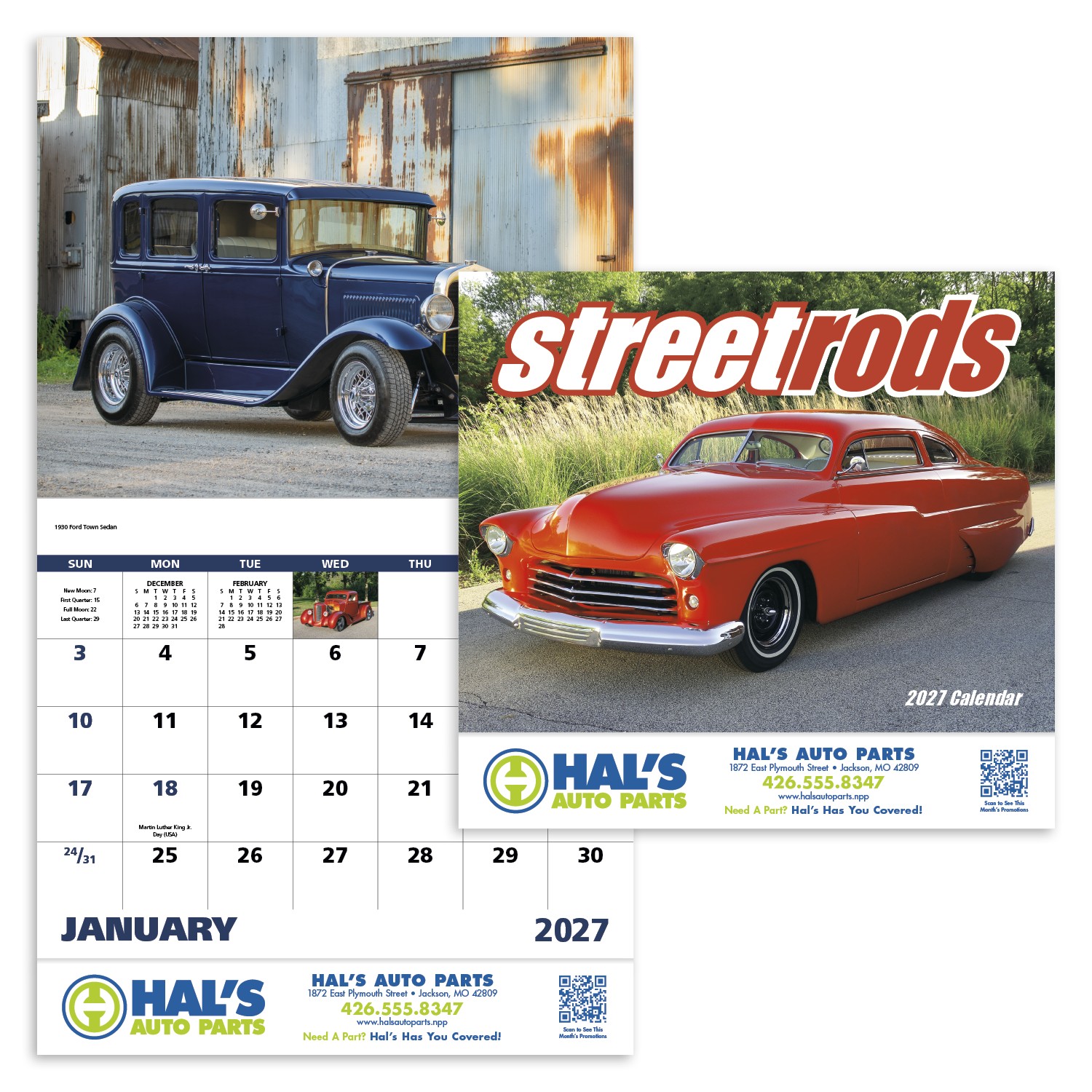 Picture of Good Value™ Street Rods - Stapled Calendar