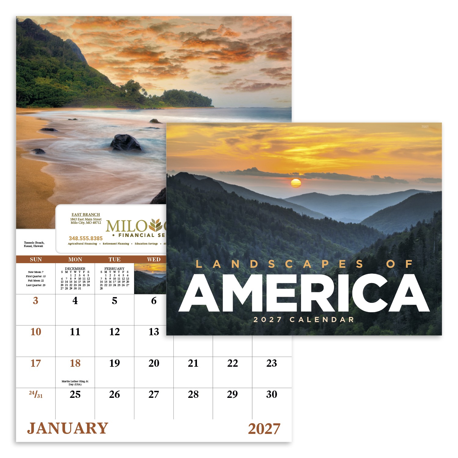 Picture of Good Value™ Landscapes of America - Window Calendar