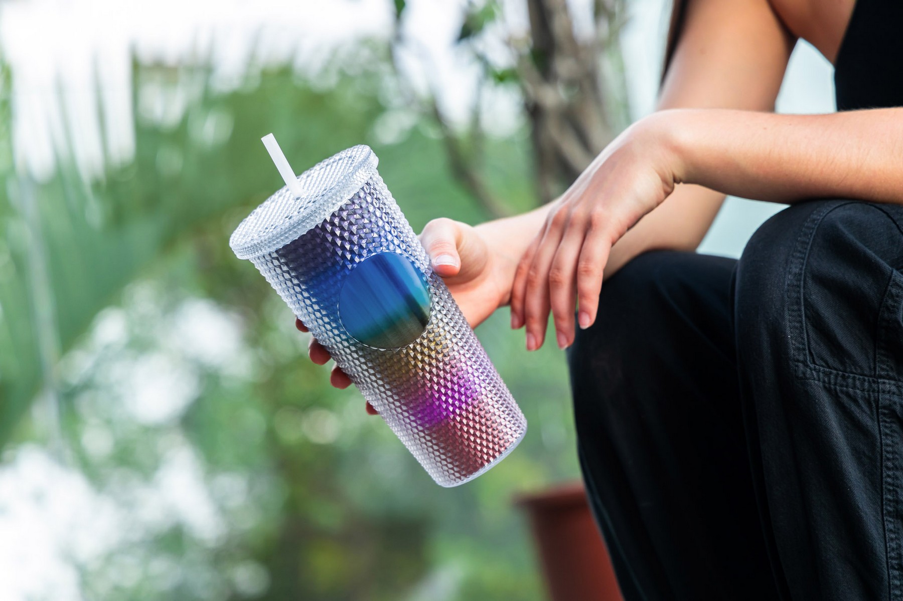 Picture of 24 oz Bux Metallic Recycled Tumbler