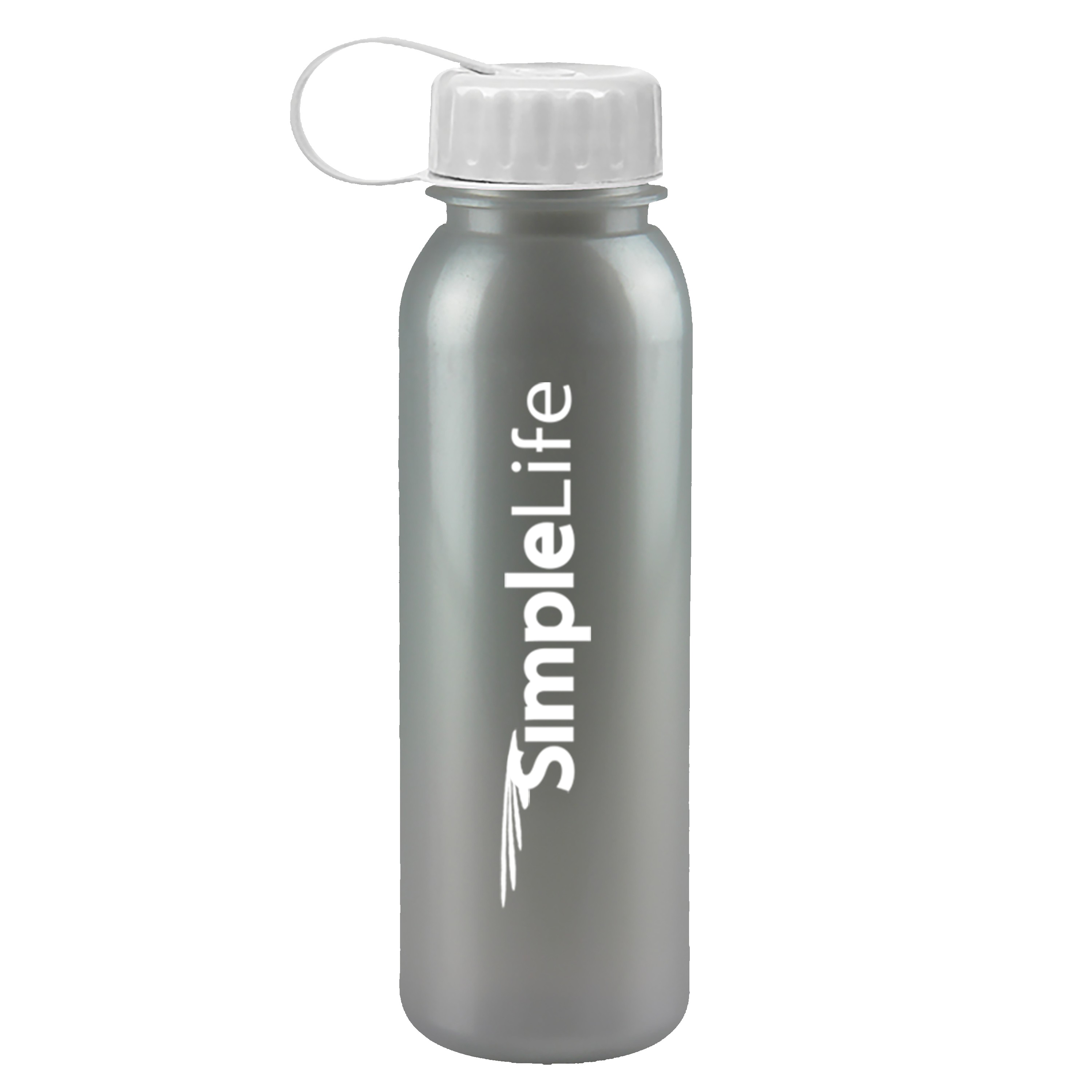Picture of Garyline® Terrain Metallike Bottle with Tethered Lid - 24 oz.