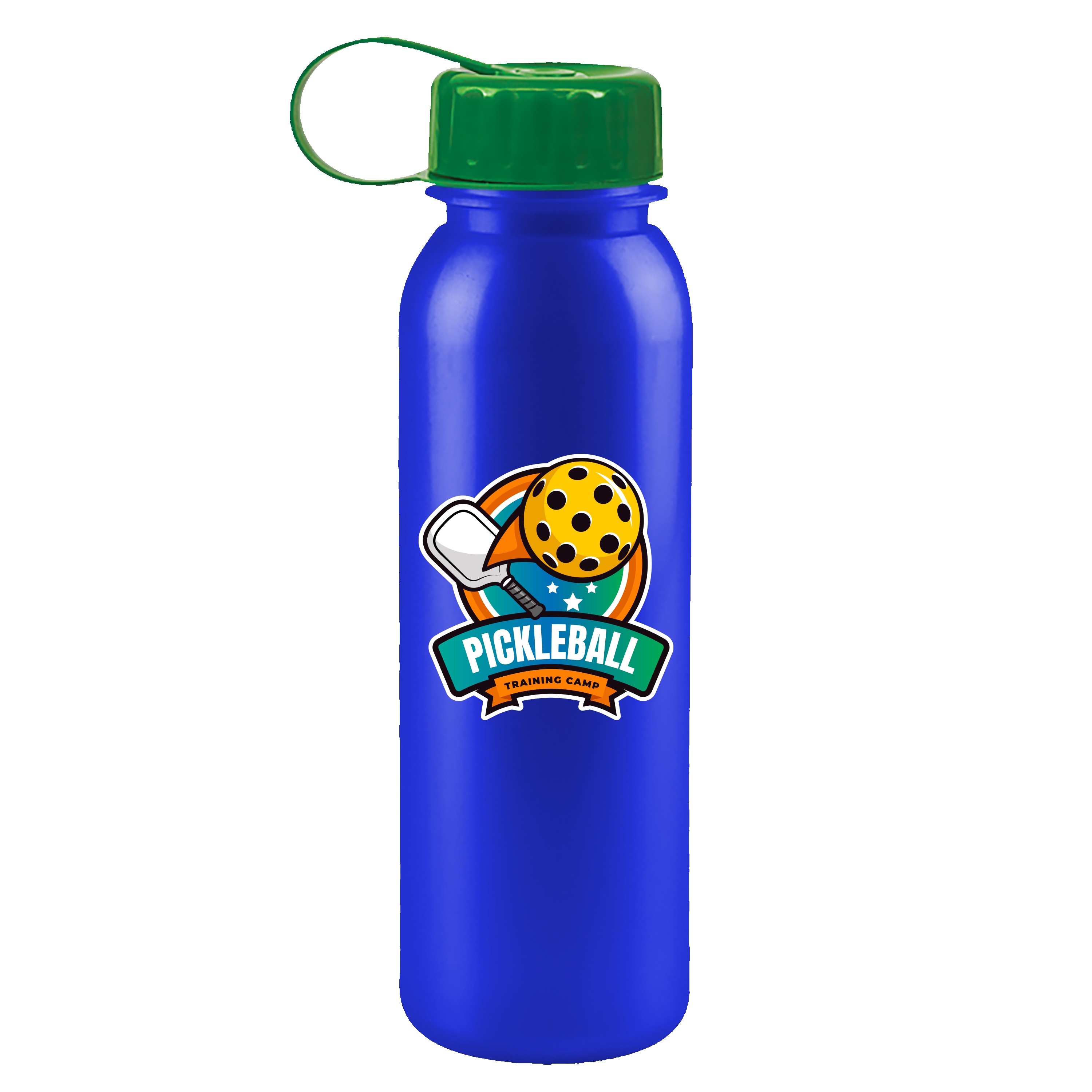 Picture of Garyline® Terrain Metallike Bottle with Tethered Lid - 24 oz.