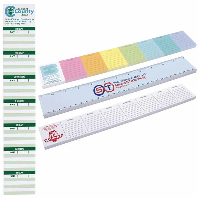 Picture of Souvenir® Sticky Note™ 12" X 2" Pad, 25 sheet
