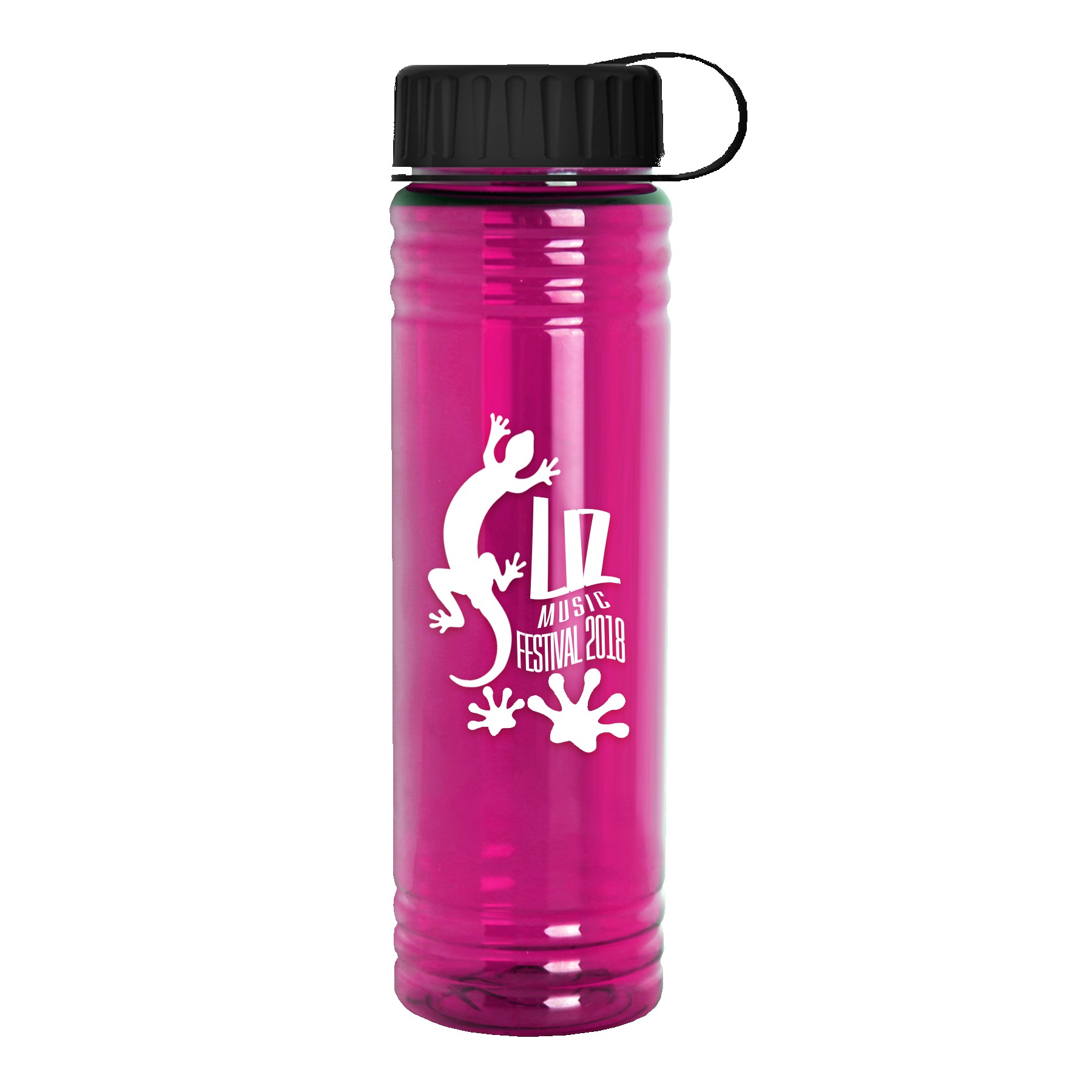 Picture of Garyline® Slim Fit Bottle with Tethered Lid - 24 oz.