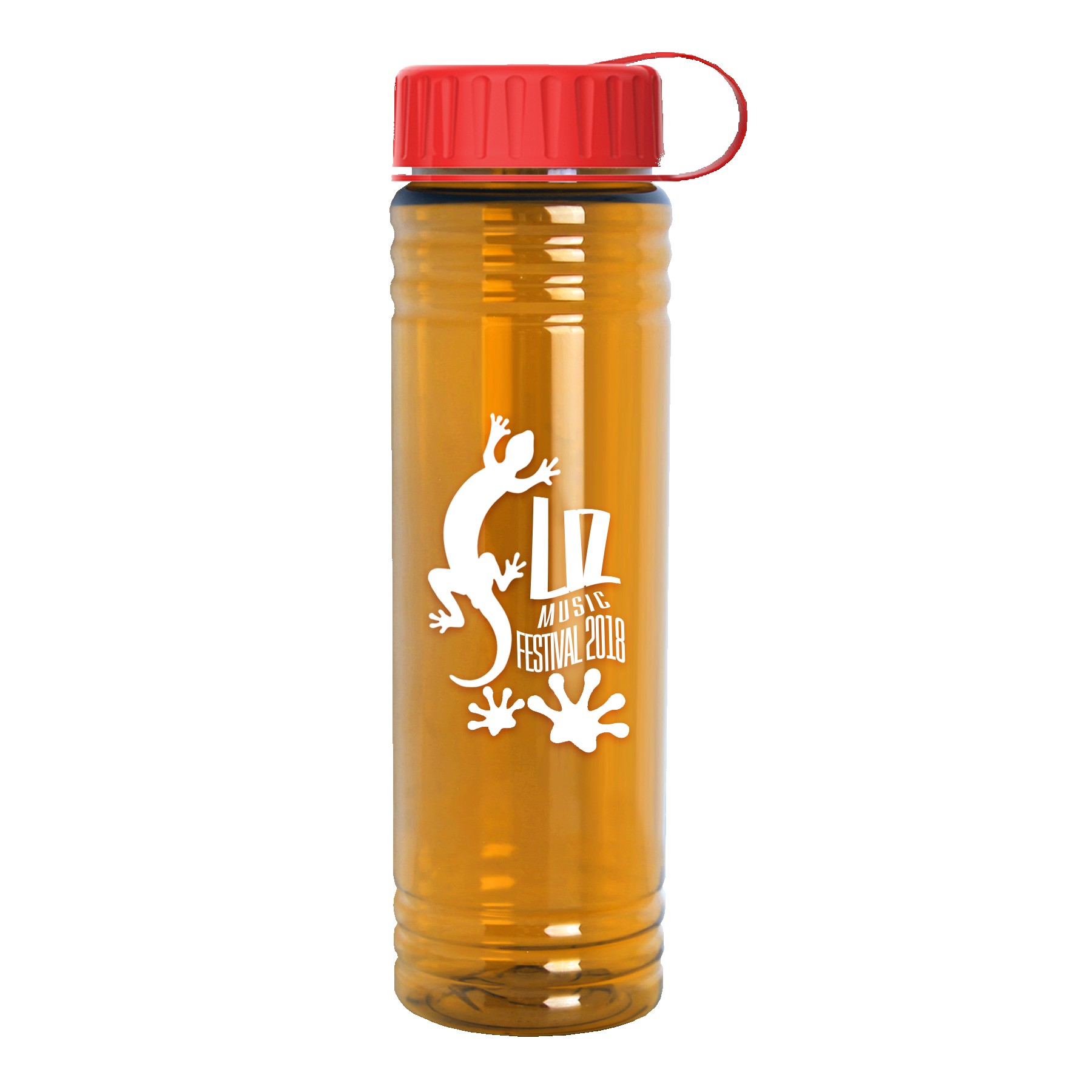 Picture of Garyline® Slim Fit Bottle with Tethered Lid - 24 oz.
