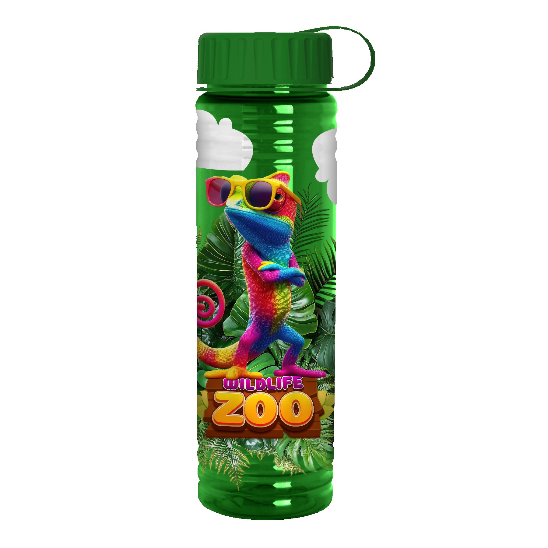 Picture of Garyline® Slim Fit Bottle with Tethered Lid - 24 oz.