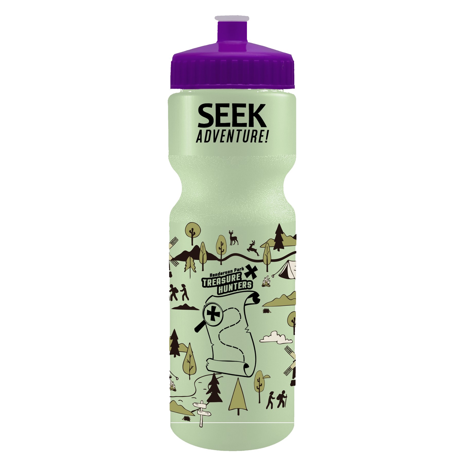 Picture of Garyline® Journey Glow-in-the-Dark Bike Bottle - 28 oz.