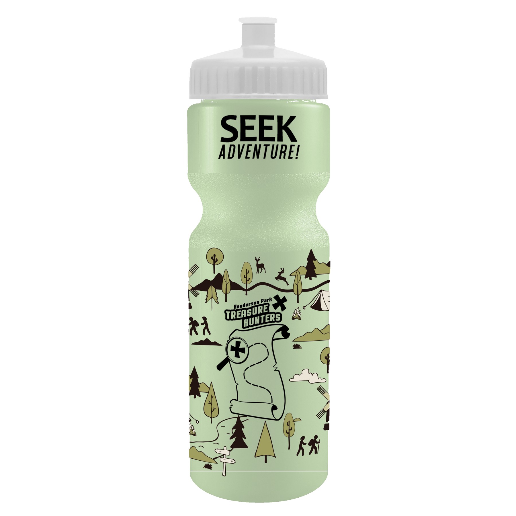 Picture of Garyline® Journey Glow-in-the-Dark Bike Bottle - 28 oz.
