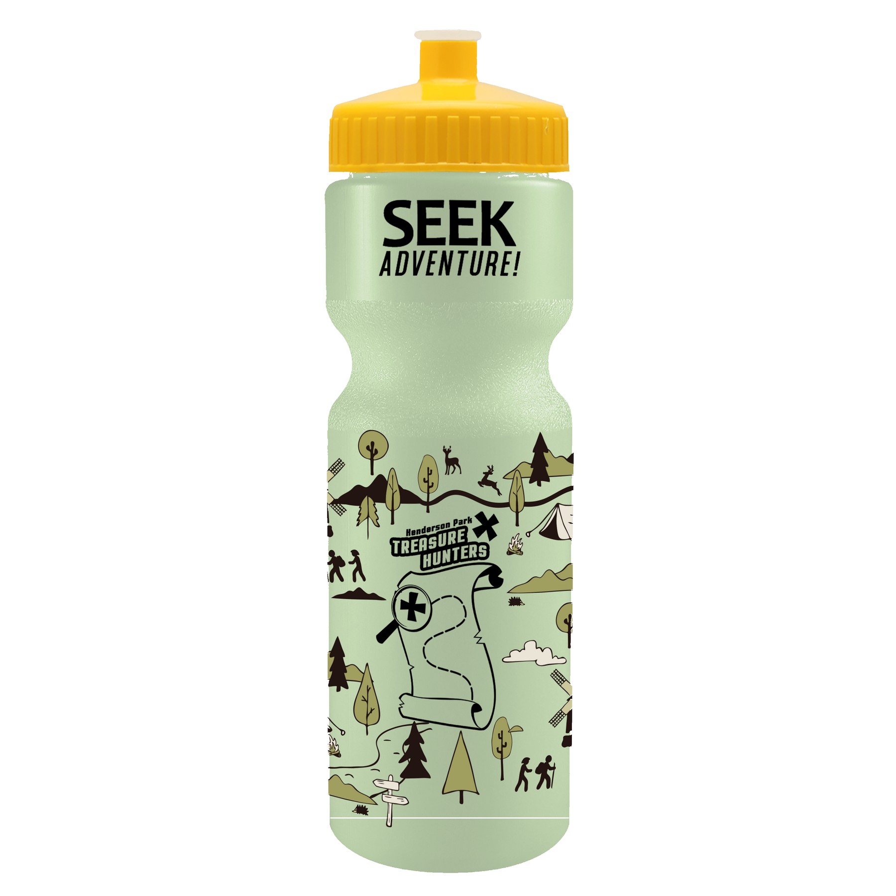 Picture of Garyline® Journey Glow-in-the-Dark Bike Bottle - 28 oz.