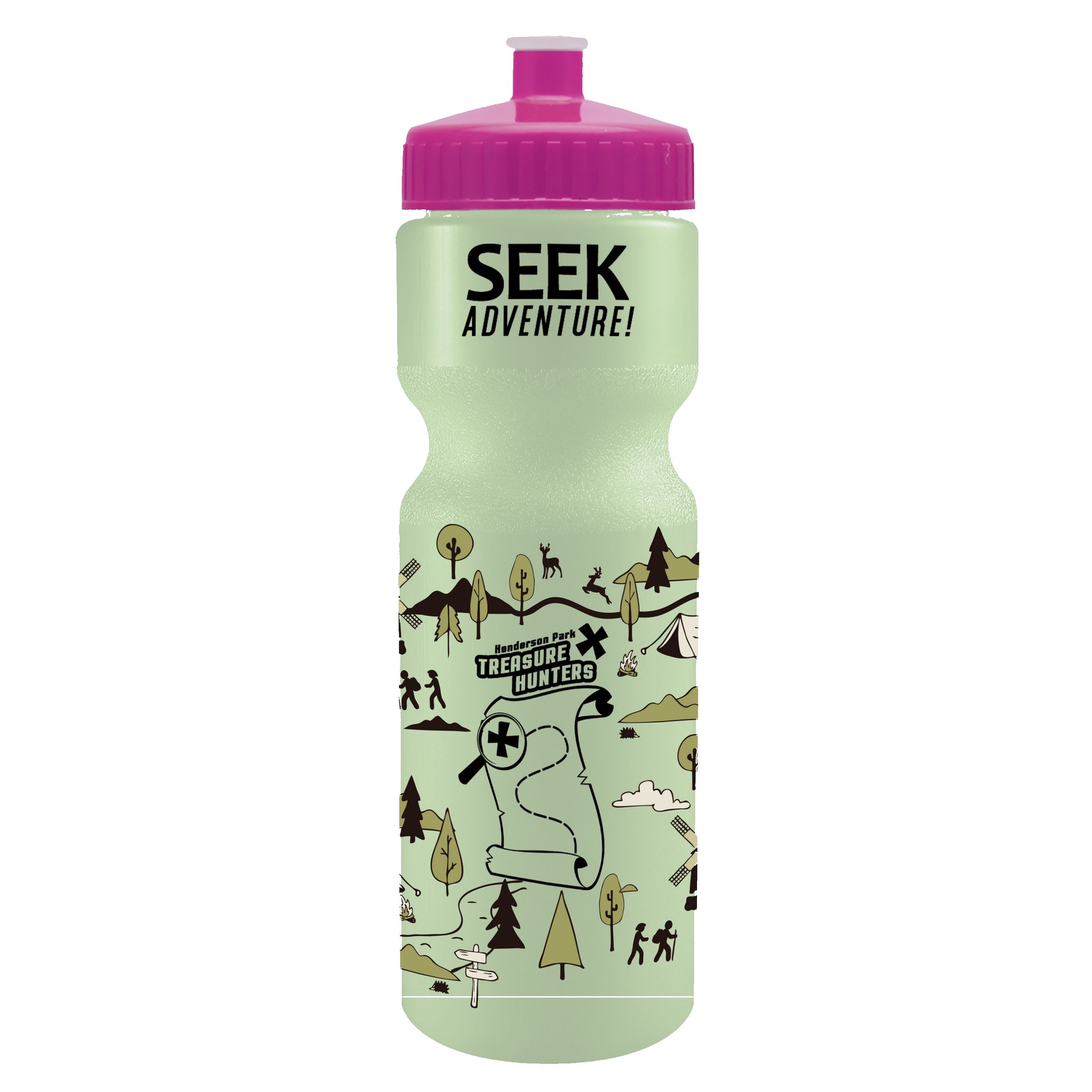 Picture of Garyline® Journey Glow-in-the-Dark Bike Bottle - 28 oz.