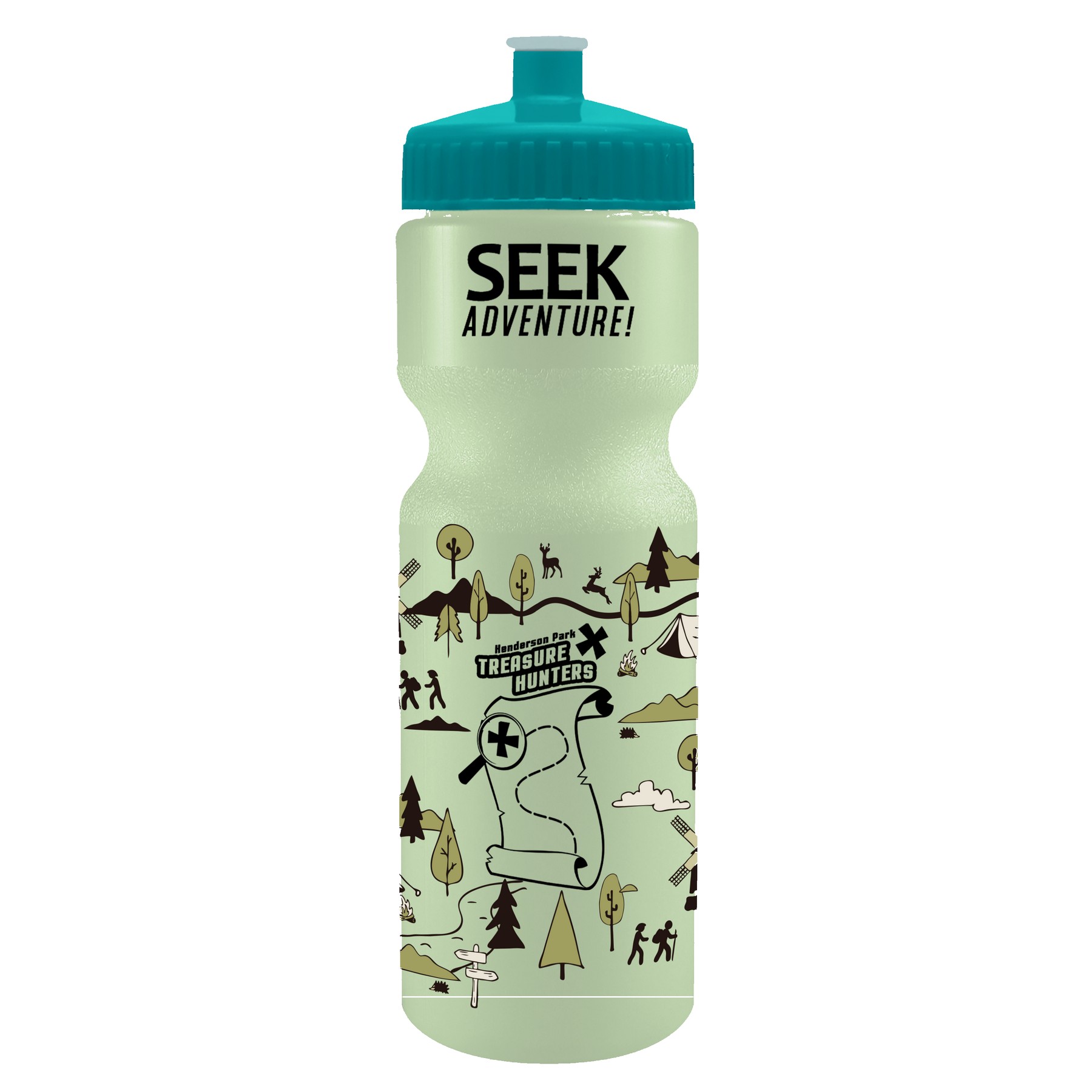 Picture of Garyline® Journey Glow-in-the-Dark Bike Bottle - 28 oz.