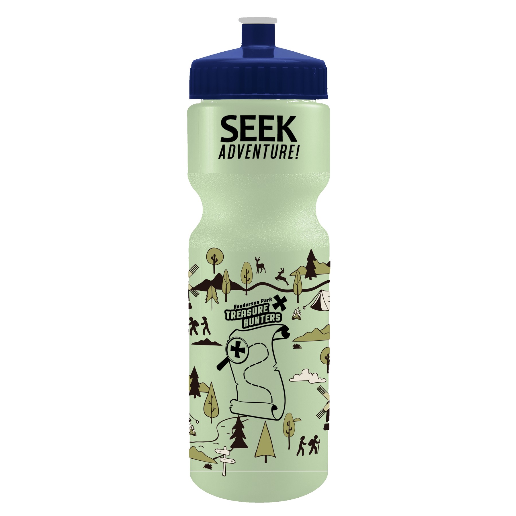 Picture of Garyline® Journey Glow-in-the-Dark Bike Bottle - 28 oz.