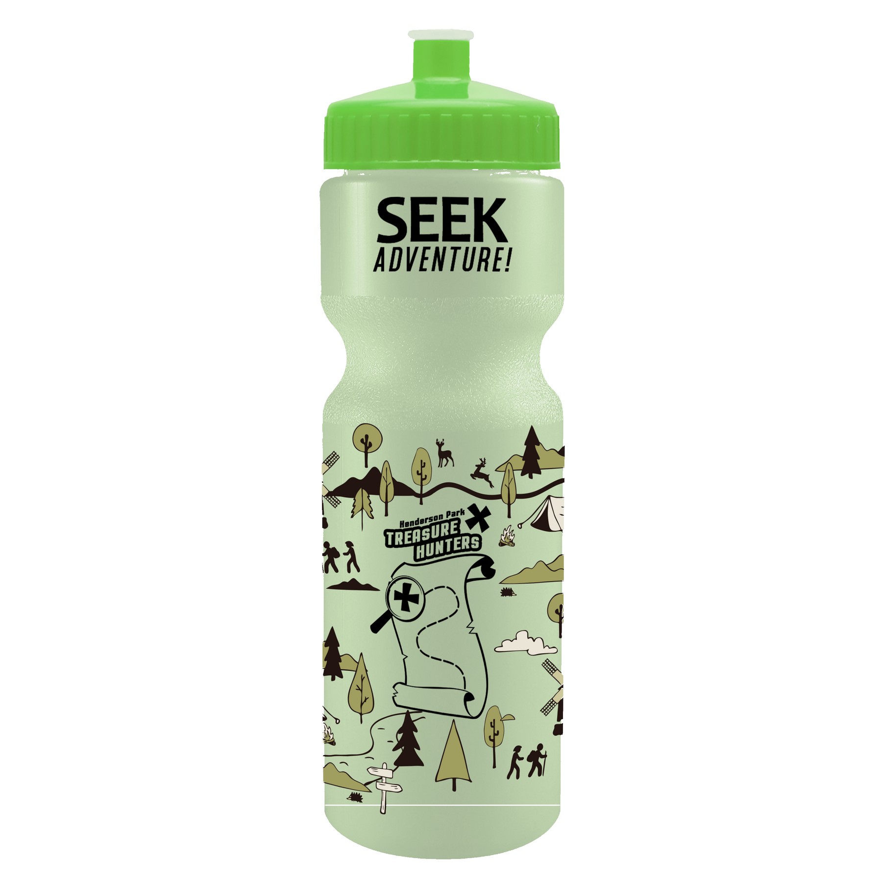 Picture of Garyline® Journey Glow-in-the-Dark Bike Bottle - 28 oz.