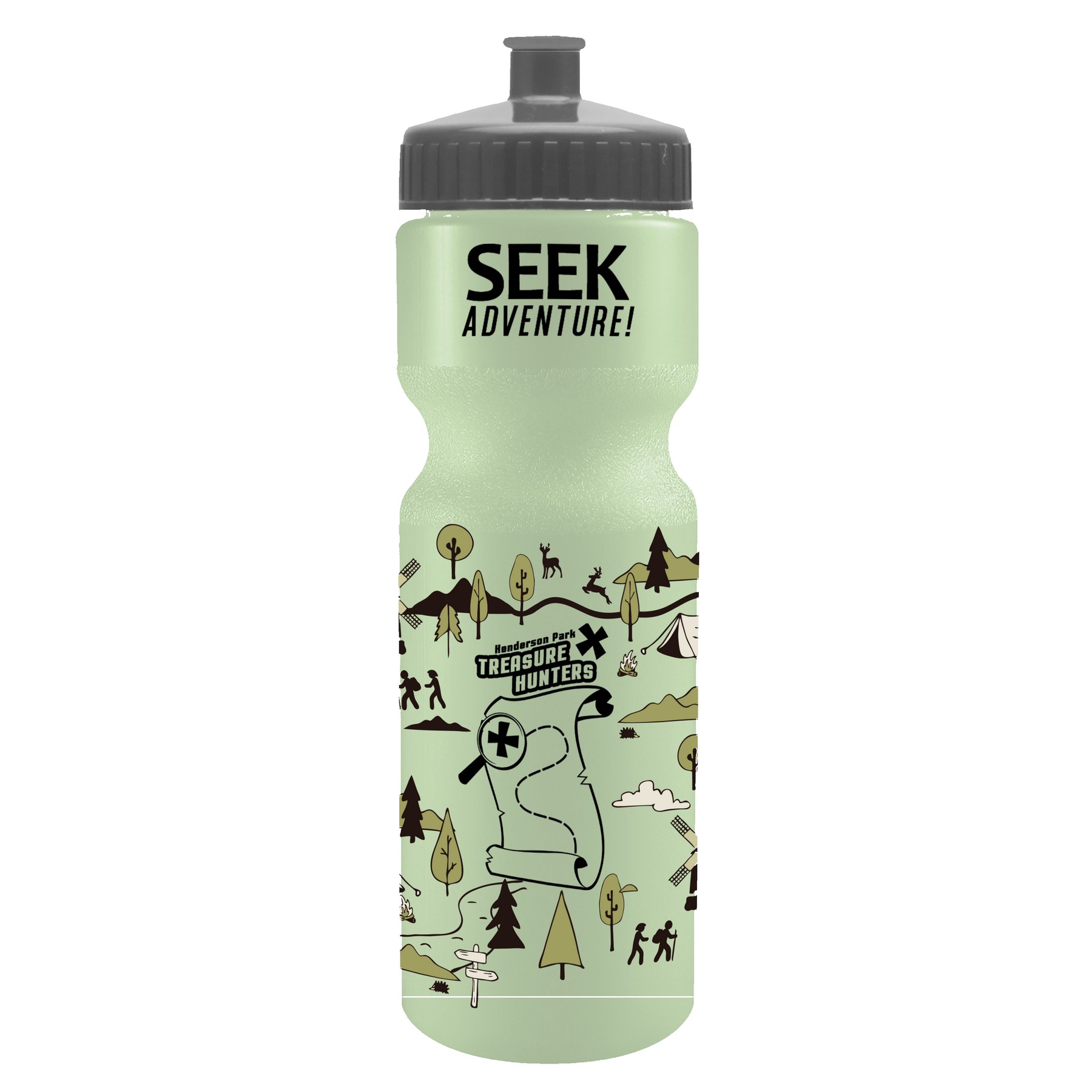 Picture of Garyline® Journey Glow-in-the-Dark Bike Bottle - 28 oz.