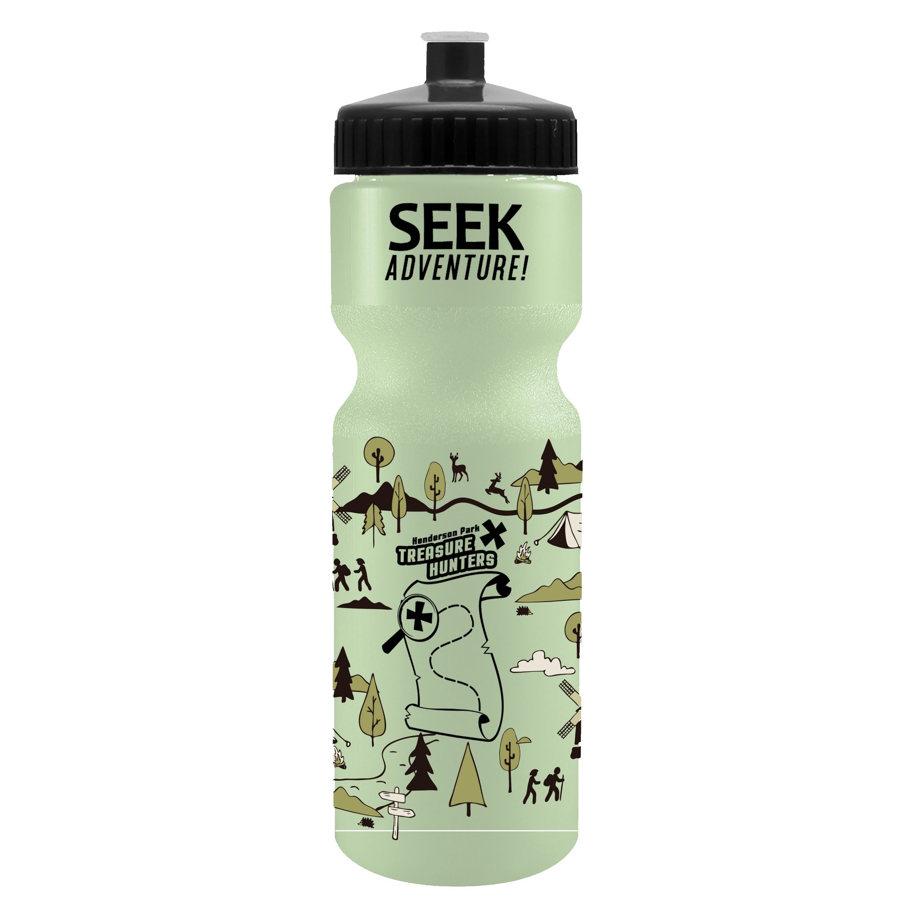 Picture of Garyline® Journey Glow-in-the-Dark Bike Bottle - 28 oz.