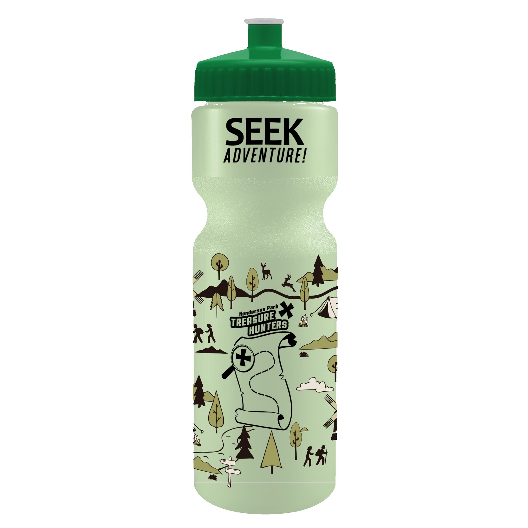 Picture of Garyline® Journey Glow-in-the-Dark Bike Bottle - 28 oz.