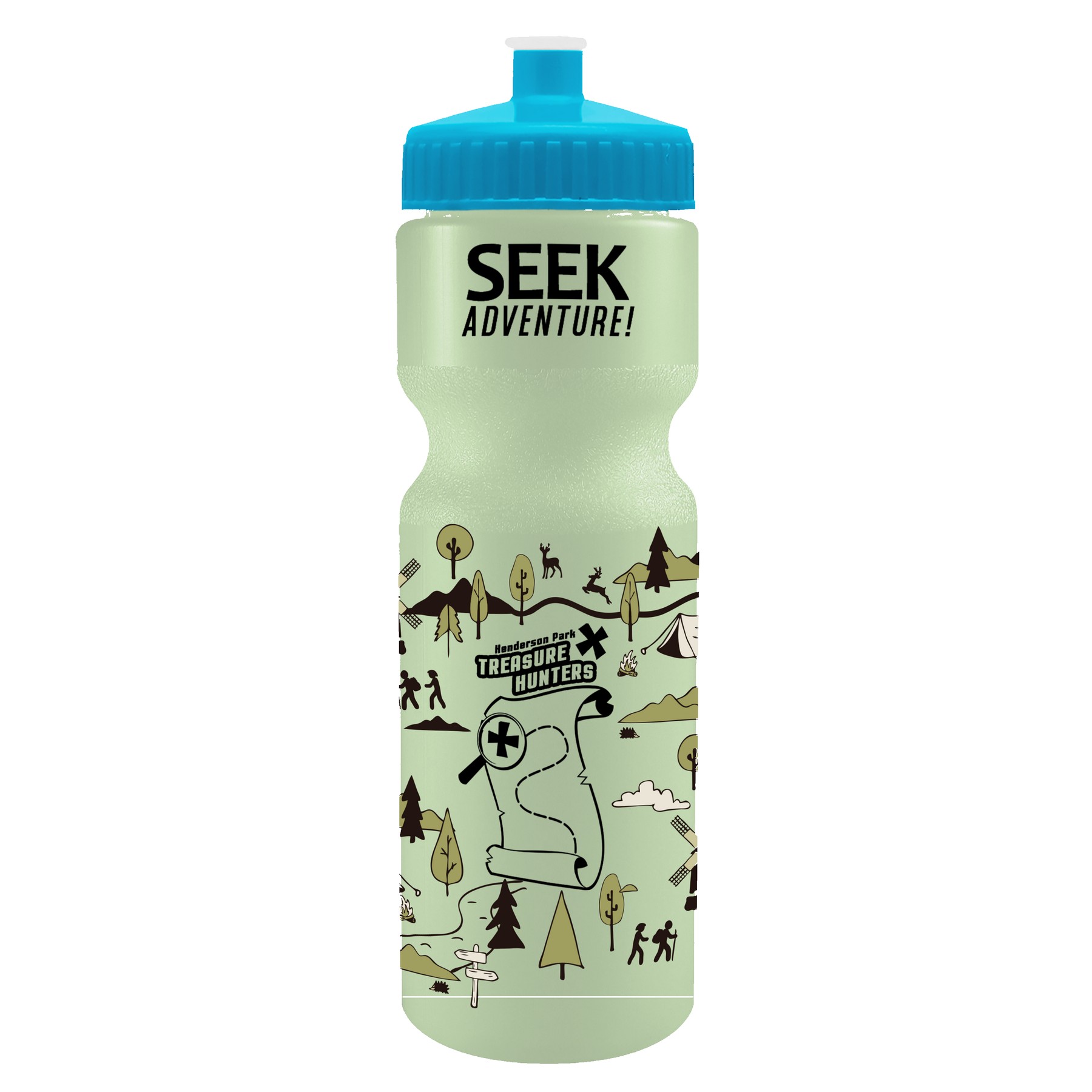 Picture of Garyline® Journey Glow-in-the-Dark Bike Bottle - 28 oz.
