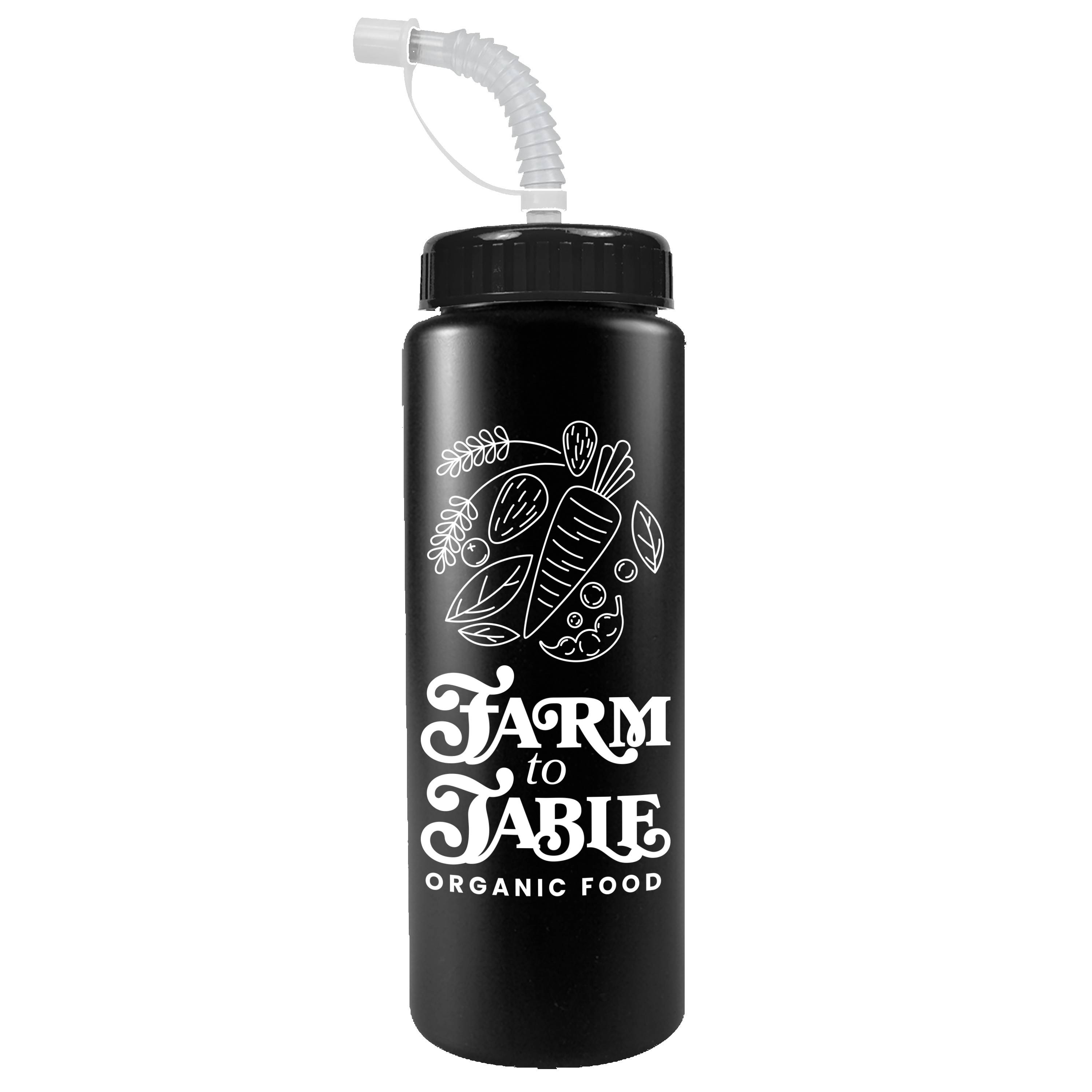 Picture of Garyline® Quart Sport Bottle with Straw Lid - 32 oz.