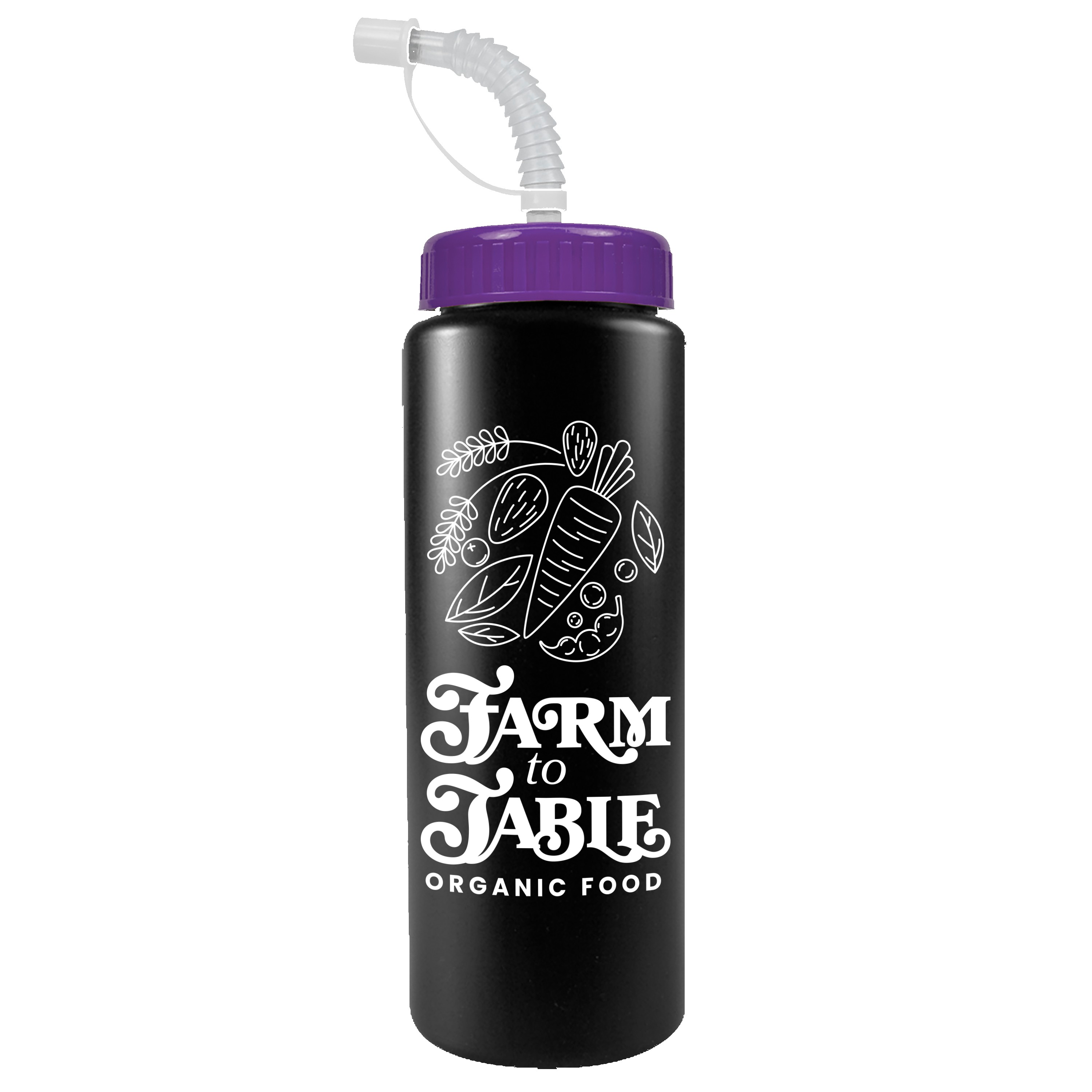 Picture of Garyline® Quart Sport Bottle with Straw Lid - 32 oz.