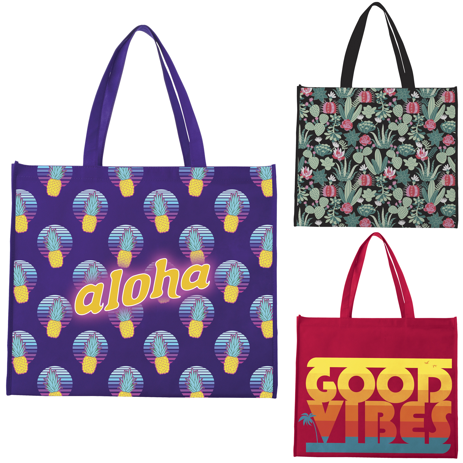Picture of Universal Source® Laminated Non-Woven Landscape Tote
